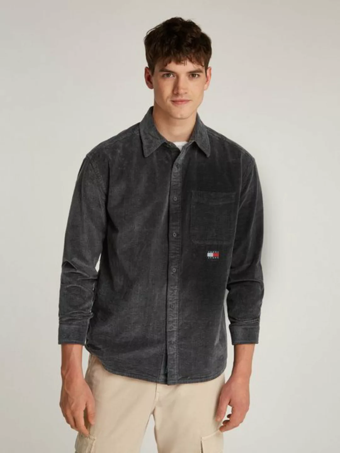 Tommy Jeans Hemdjacke TJM RLX CHUNKY CORD SHIRT in Cord-Optik günstig online kaufen