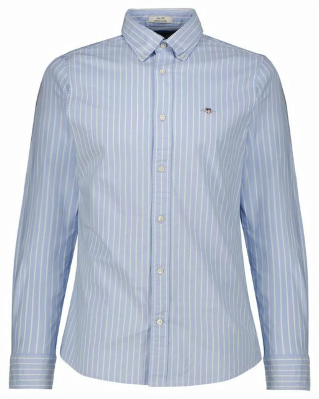 Gant Langarmhemd Herren Hemd OXFORD STRETCH STRIPE SHIRT Slim Fit (1-tlg) günstig online kaufen