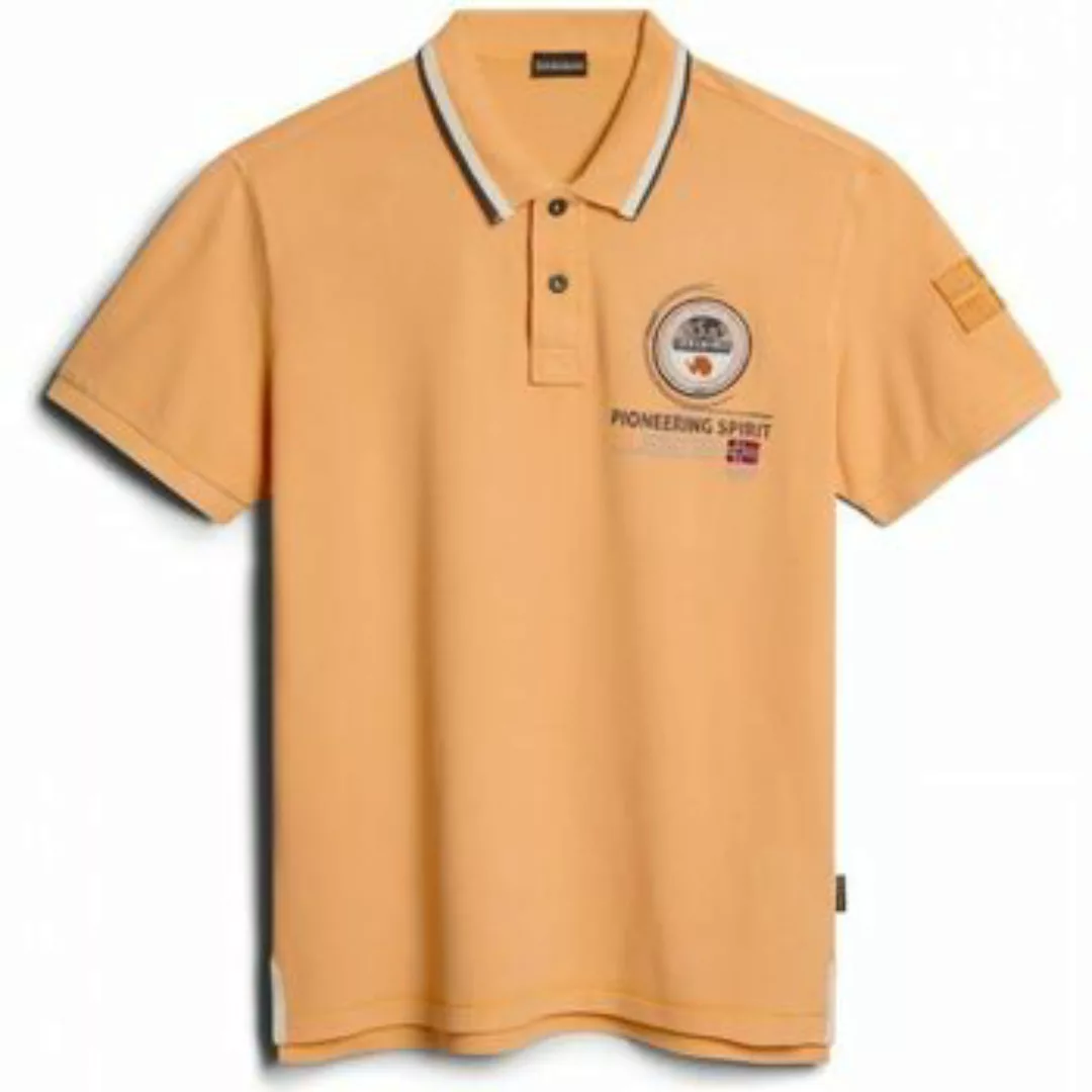 Napapijri  T-Shirts & Poloshirts GANDY 4 - NP0A4H8R-A571 ORANGE MOCK günstig online kaufen