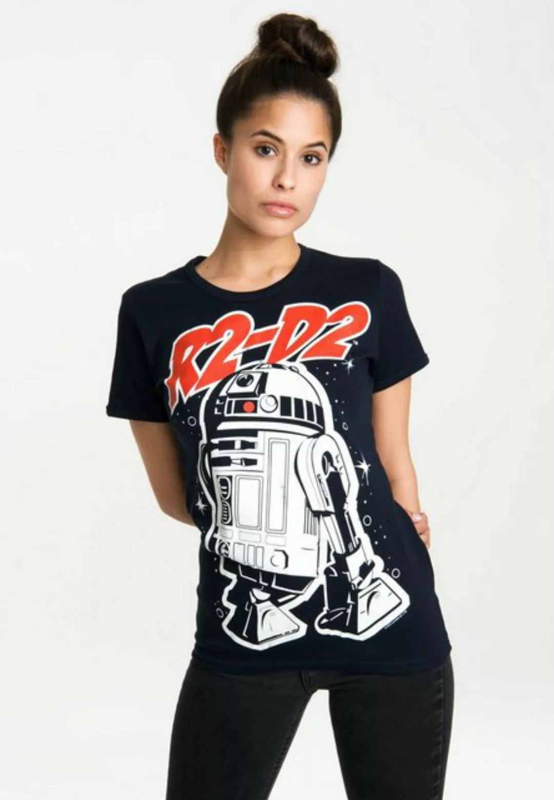 LOGOSHIRT T-Shirt "R2-D2", mit lizenzierten Originaldesign günstig online kaufen
