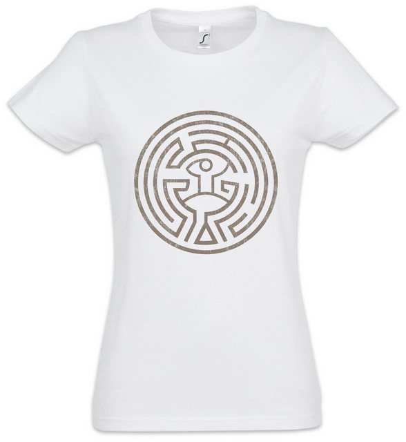 Urban Backwoods Print-Shirt Maze Damen T-Shirt Westworld Labyrinth Circle K günstig online kaufen