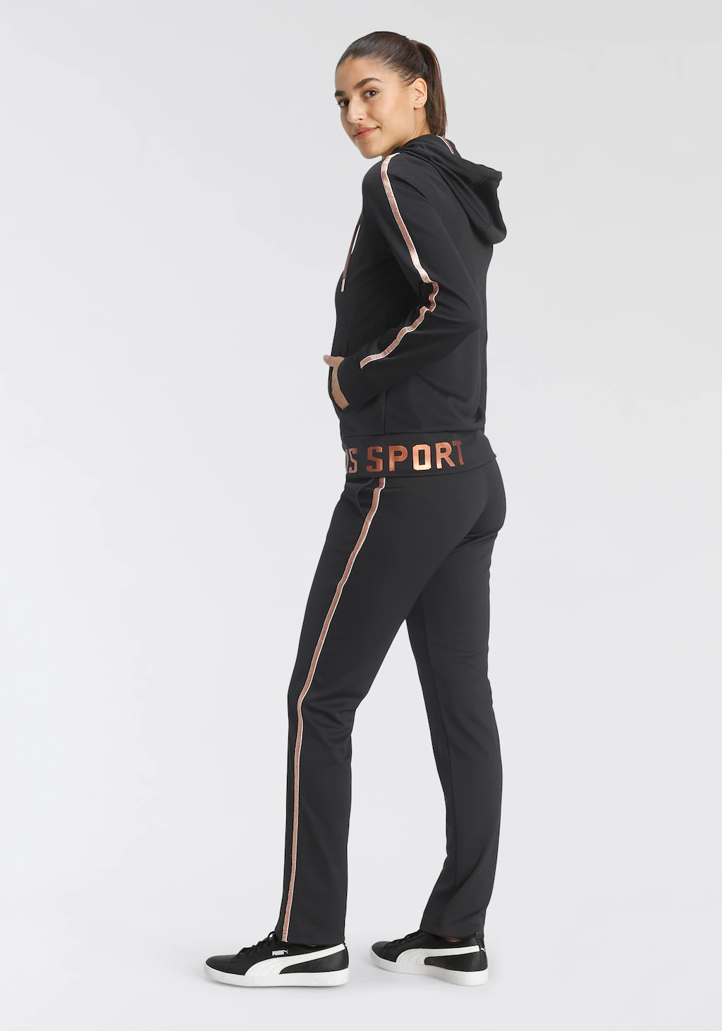 H.I.S Trainingsanzug, (Set, 2 tlg.), Softes, schnell trocknendes Stretchmat günstig online kaufen