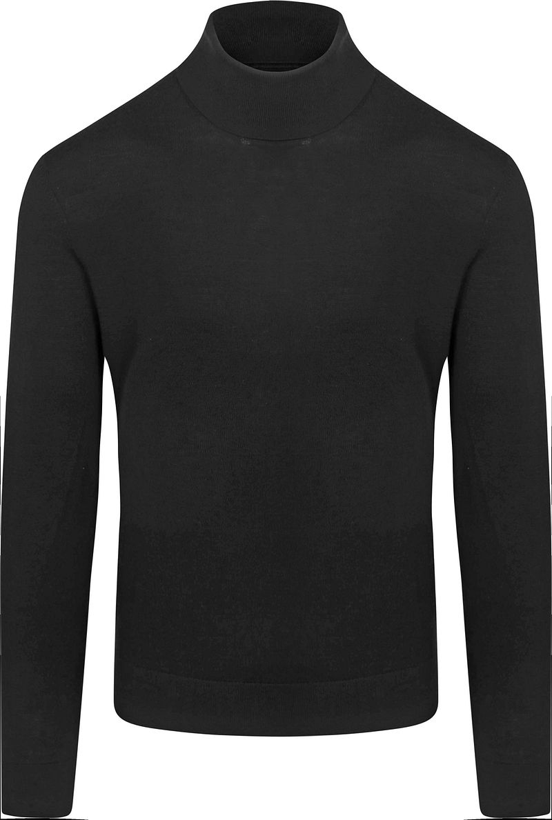 Suitable Merino Rollkragen Schwarz - Größe L günstig online kaufen