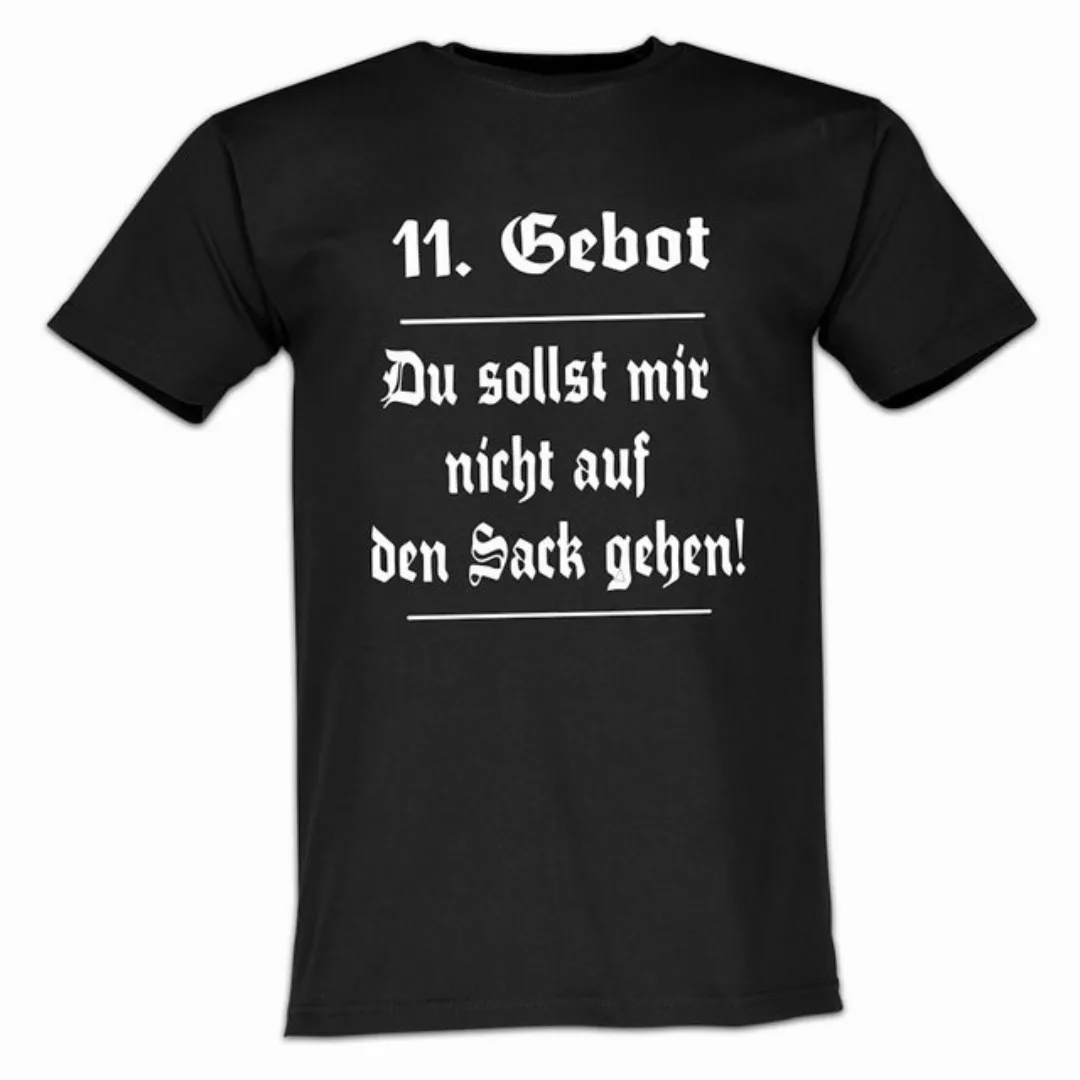 Lustige & Witzige T-Shirts T-Shirt T-Shirt 11 Gebot Du sollst mir nicht auf günstig online kaufen