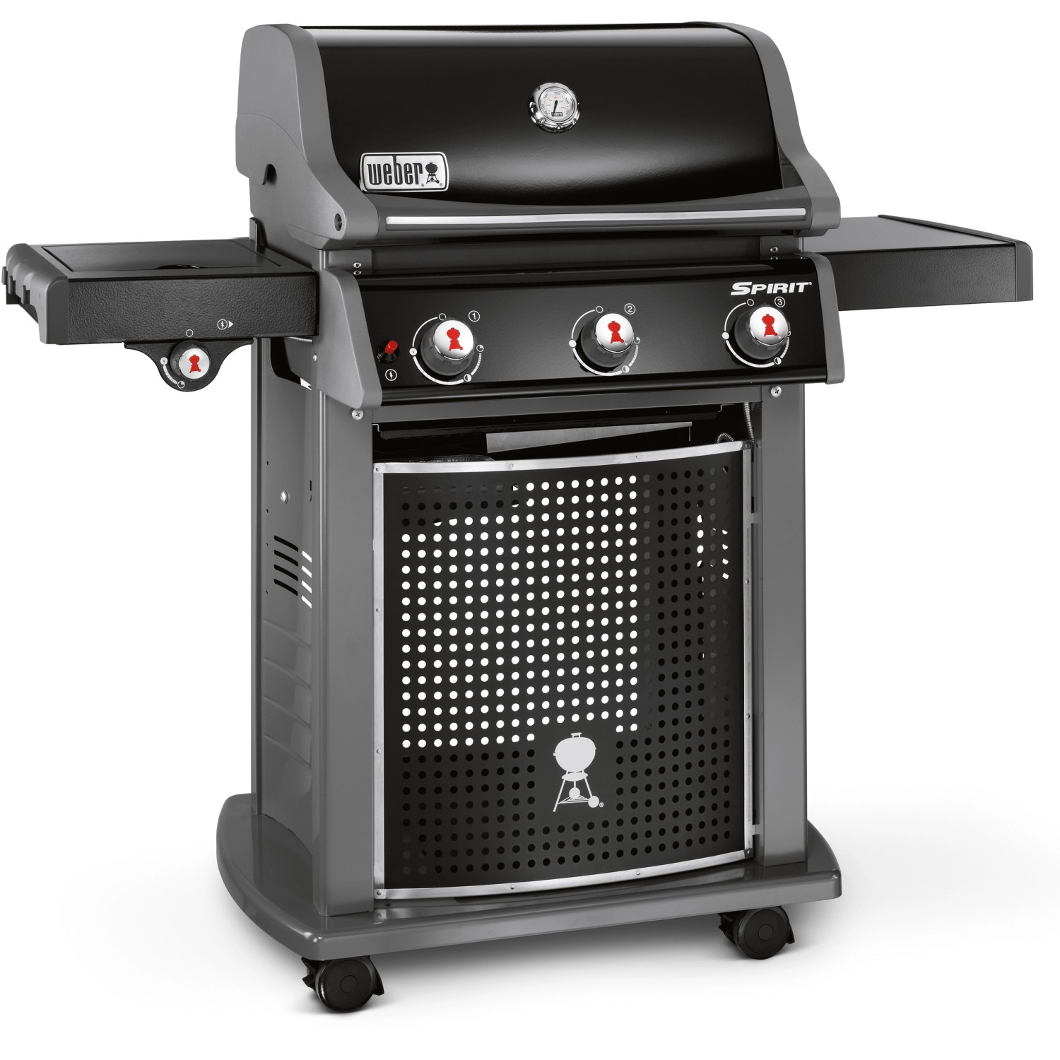 Weber Gasgrill Spirit E-320 Classic mit 3 Brennern und Seitenkocher Schwarz günstig online kaufen