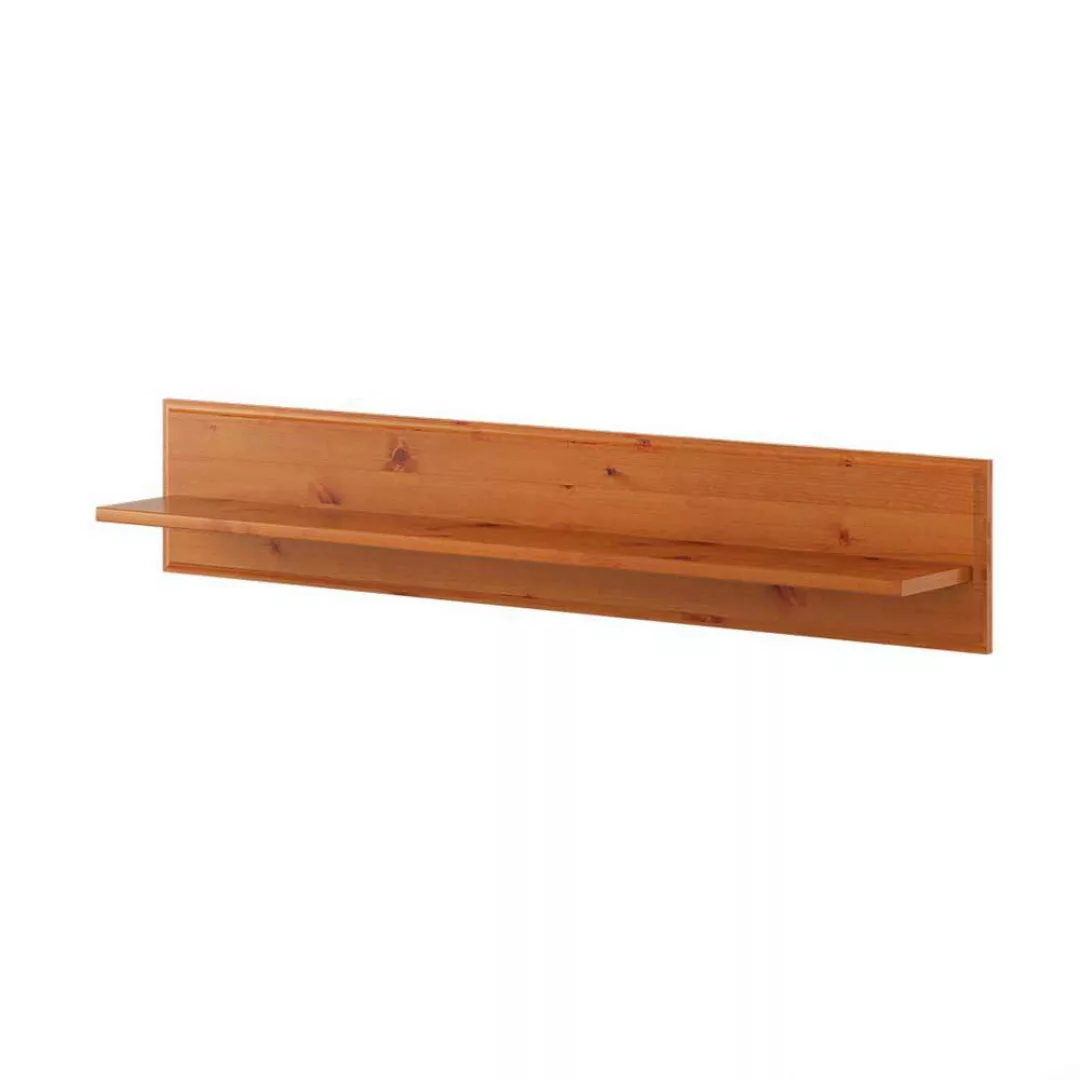 Wandboard Kiefer massiv in Honigfarben 120 cm breit - 22 cm hoch günstig online kaufen