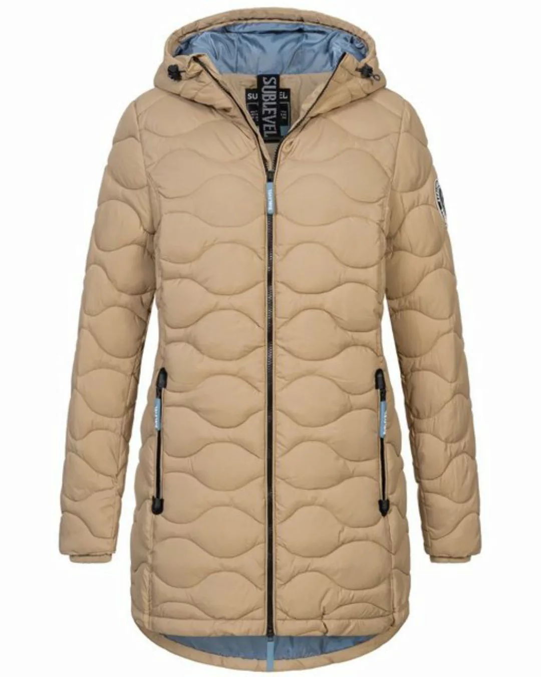 SUBLEVEL Steppjacke Damen Winter Jacke Mantel Parka Steppjacke Steppmantel günstig online kaufen