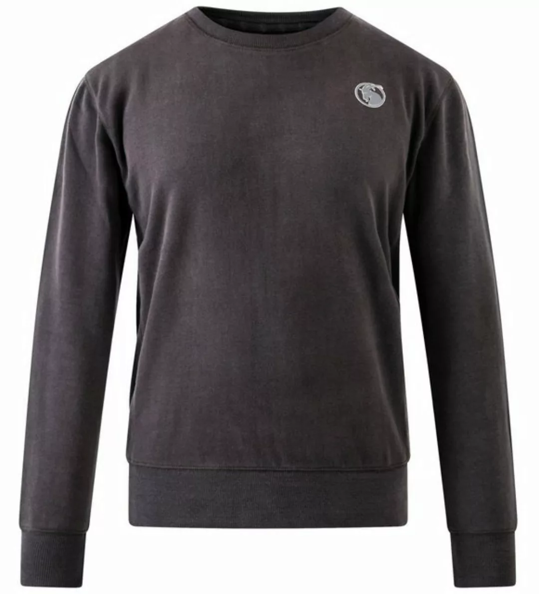 Capricorn Rockwear Sweatshirt Dulais darkgrey vintage Seitlich eingenähter günstig online kaufen