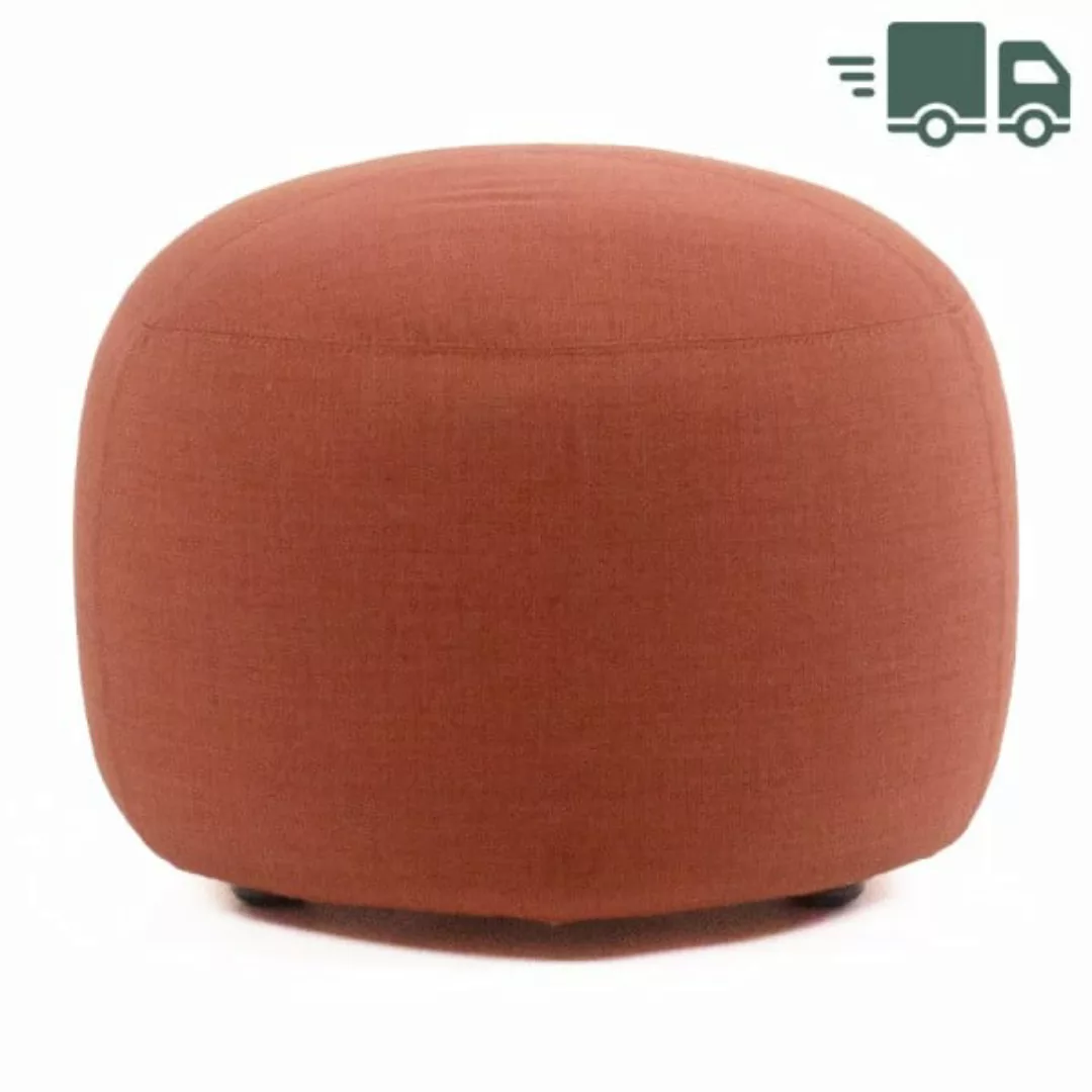 lapalma KIPU D01 Pouf | Sitzhocker | Bezug Canvas rosa meliert günstig online kaufen