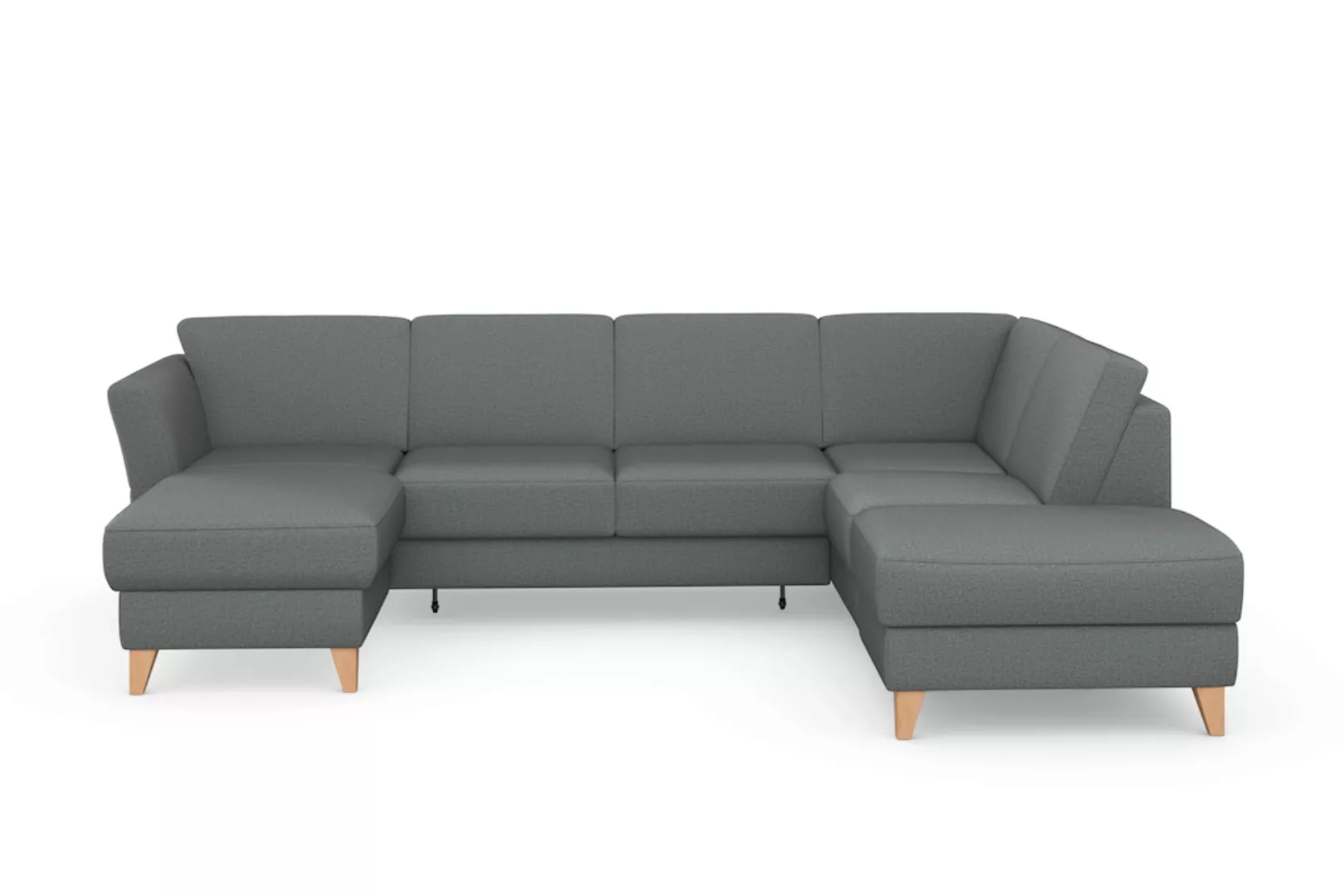 sit&more Wohnlandschaft "Visby U-Form", wahlweise mit Bettfunktion und Stau günstig online kaufen