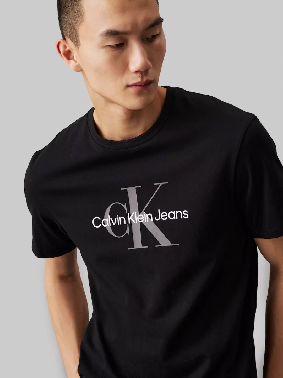 Calvin Klein Jeans T-Shirt "SS Hero Monogram Tee 30S EU Opt", mit Logodruck günstig online kaufen