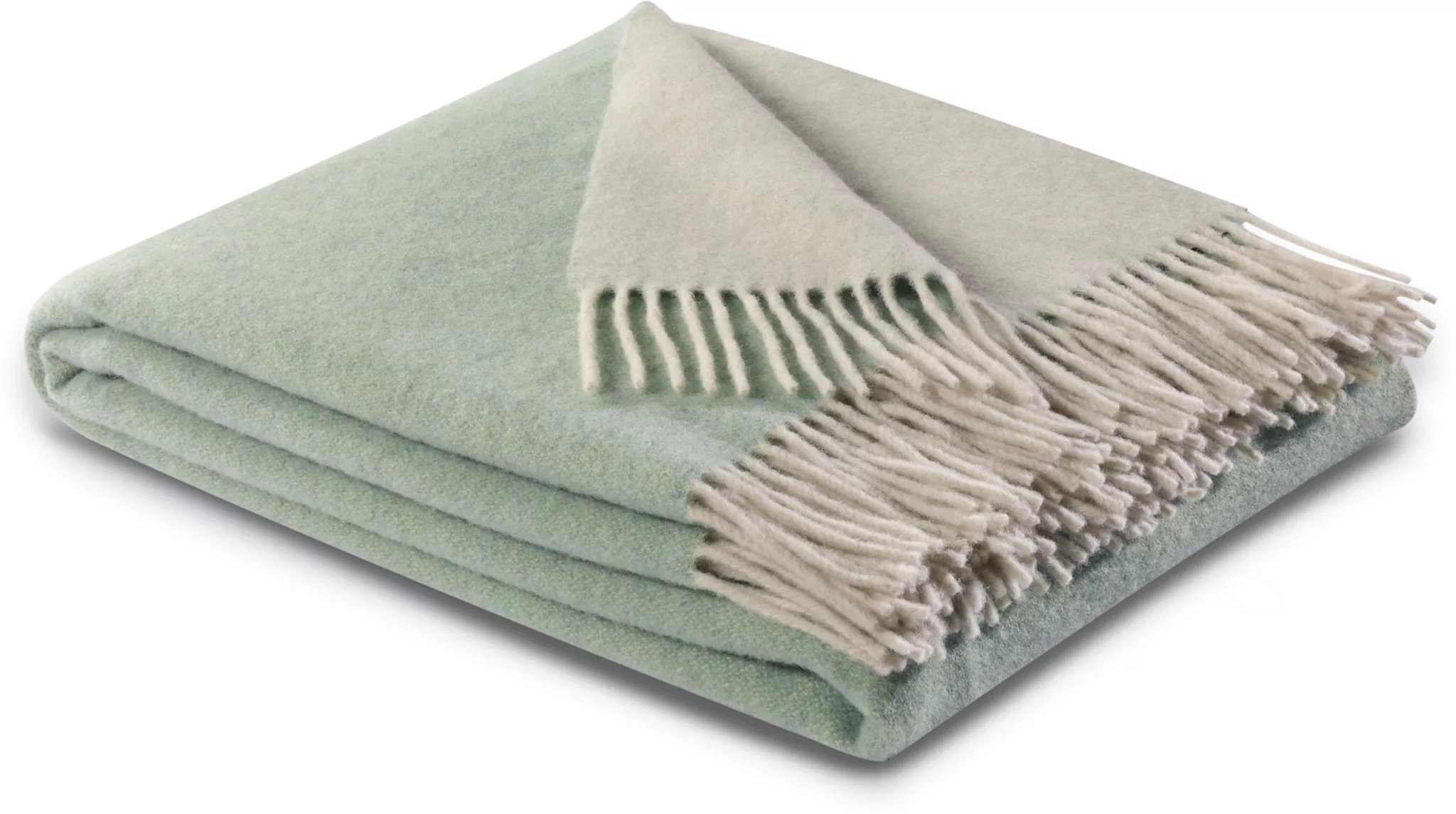 Biederlack Plaid »Plaid Soft Impression im Doubleface-Look«, Wolle-Kaschmir günstig online kaufen