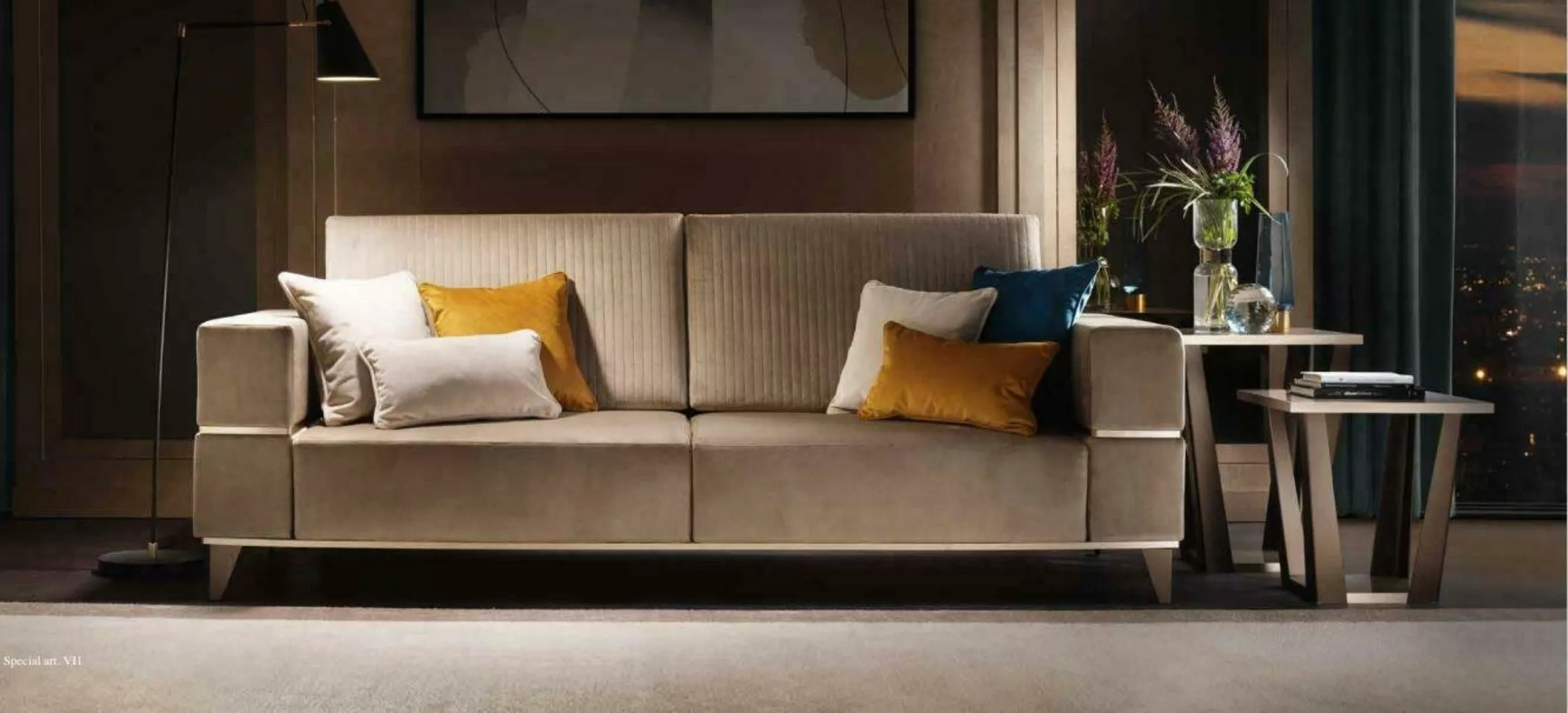 JVmoebel Sofa, Sofa Couch Polster 3 Sitzer Textil Sofas Couchen Sitz Garnit günstig online kaufen
