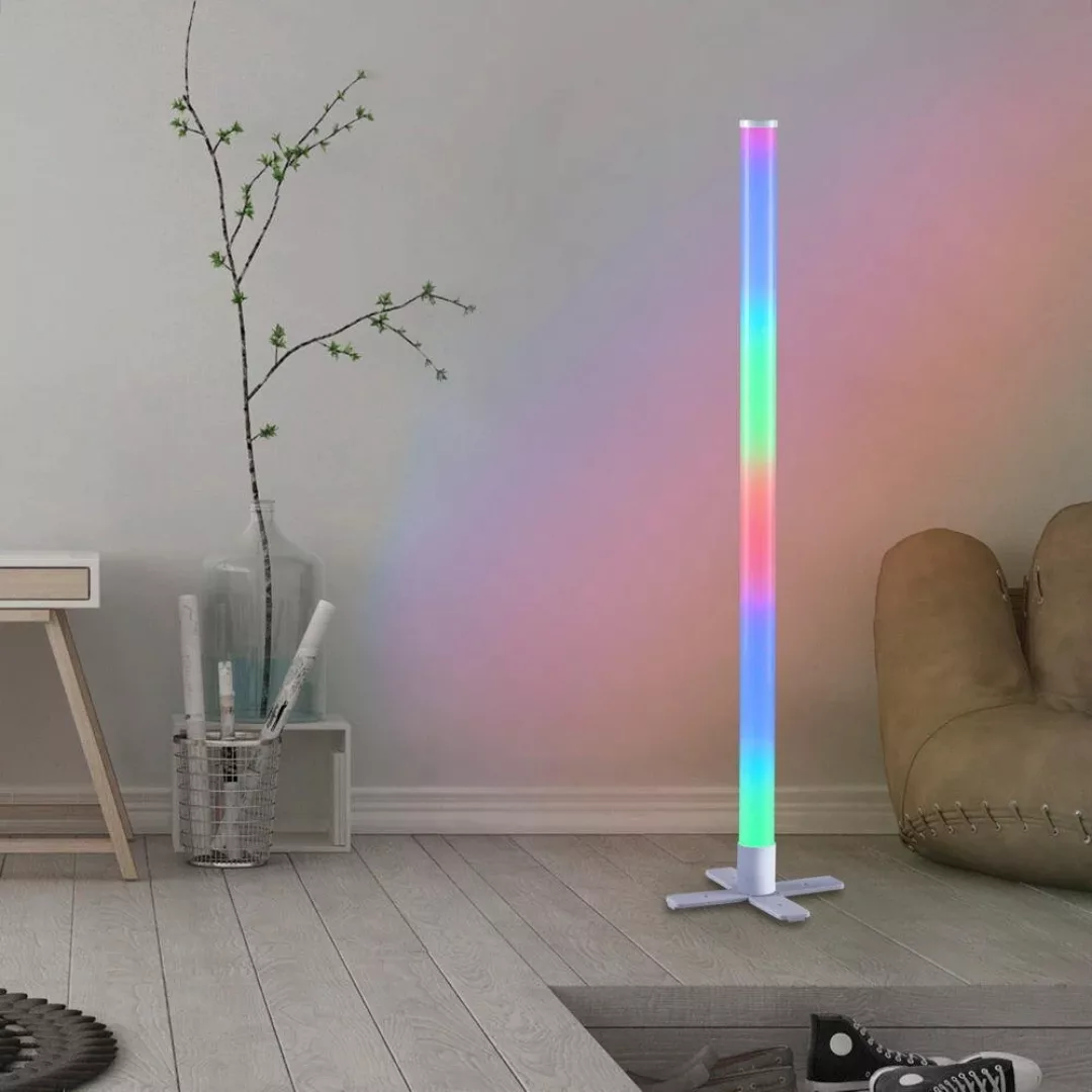 LED-Stehleuchte Ringo, RGB mit 3 Musik-Synch-Modi günstig online kaufen