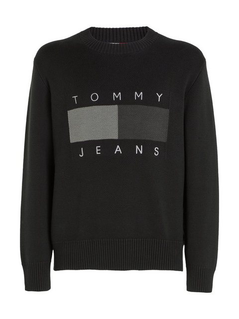 Tommy Jeans Rundhalspullover TJM RLX TONAL FLAG SWEATER günstig online kaufen