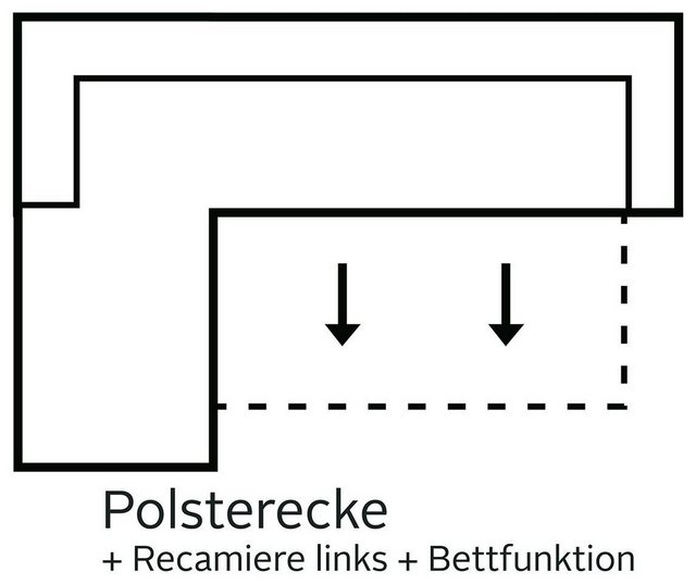 COTTA Ecksofa "Driver" günstig online kaufen