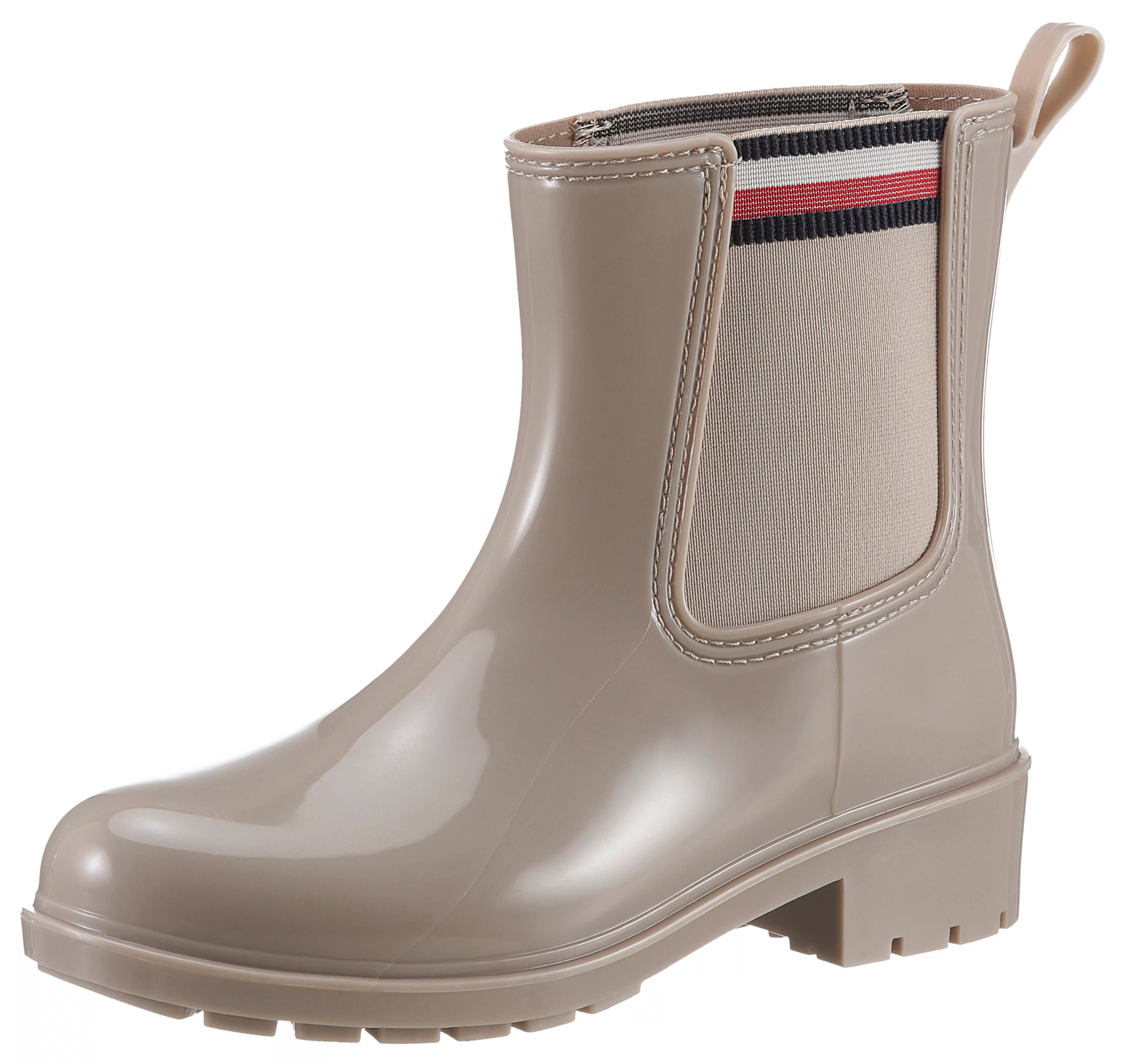 Tommy Hilfiger Chelseaboots "CORPORATE ELASTIC RAINBOOT", mit beidseitigem günstig online kaufen