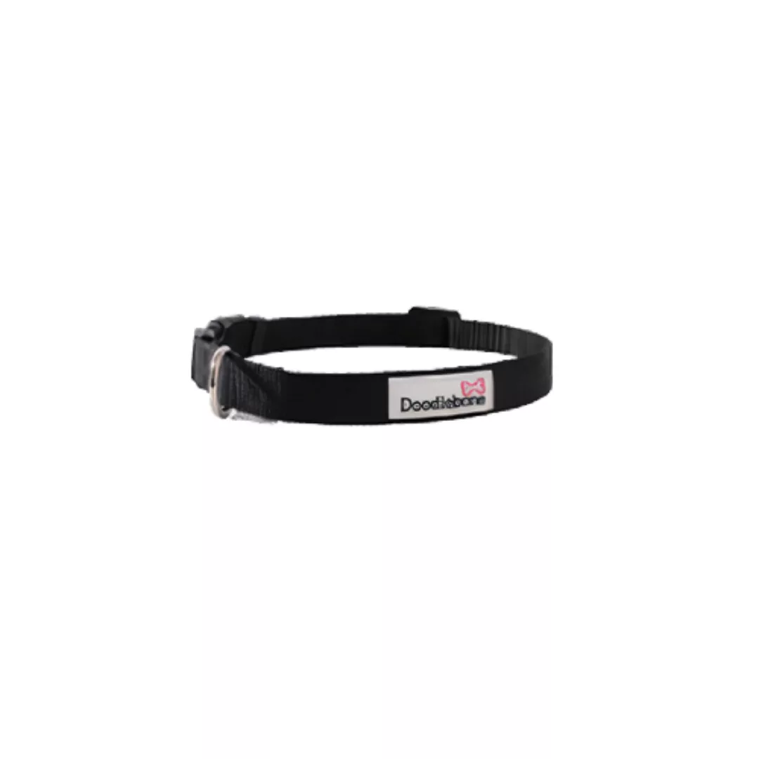 Hundehalsband Bold 20 - 30 Cm Nylon Schwarz günstig online kaufen