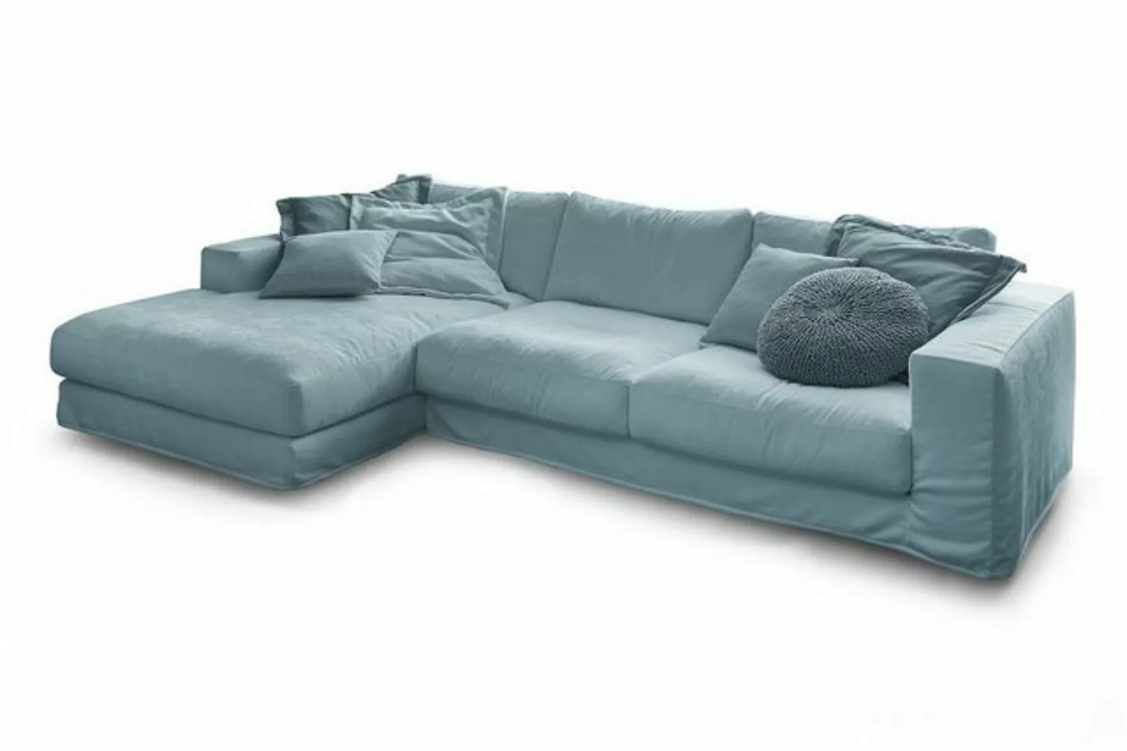 daslagerhaus living Ecksofa Sofakombination Almeida Stoff günstig online kaufen