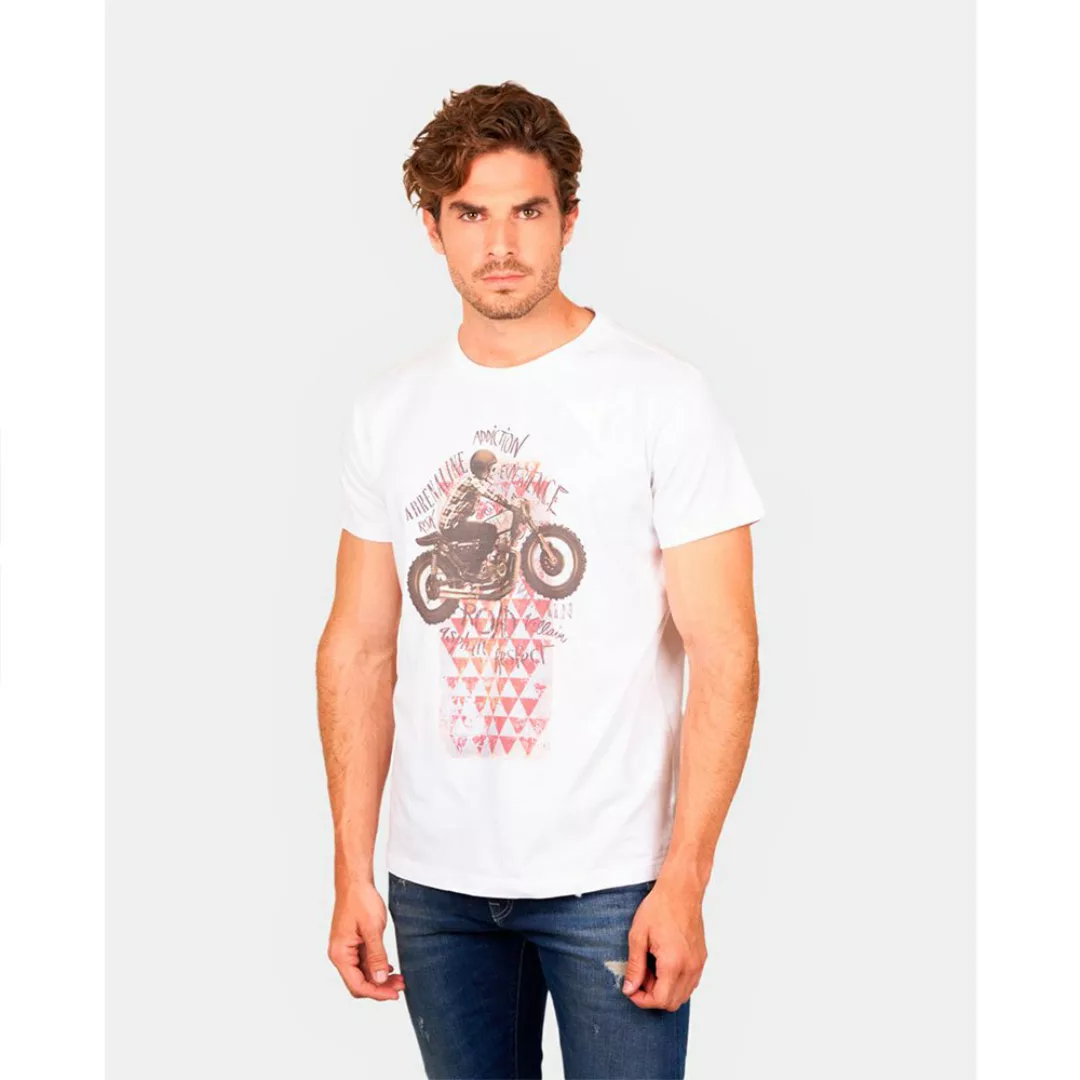 Skull Rider Road Addiction Kurzärmeliges T-shirt 2XL White günstig online kaufen
