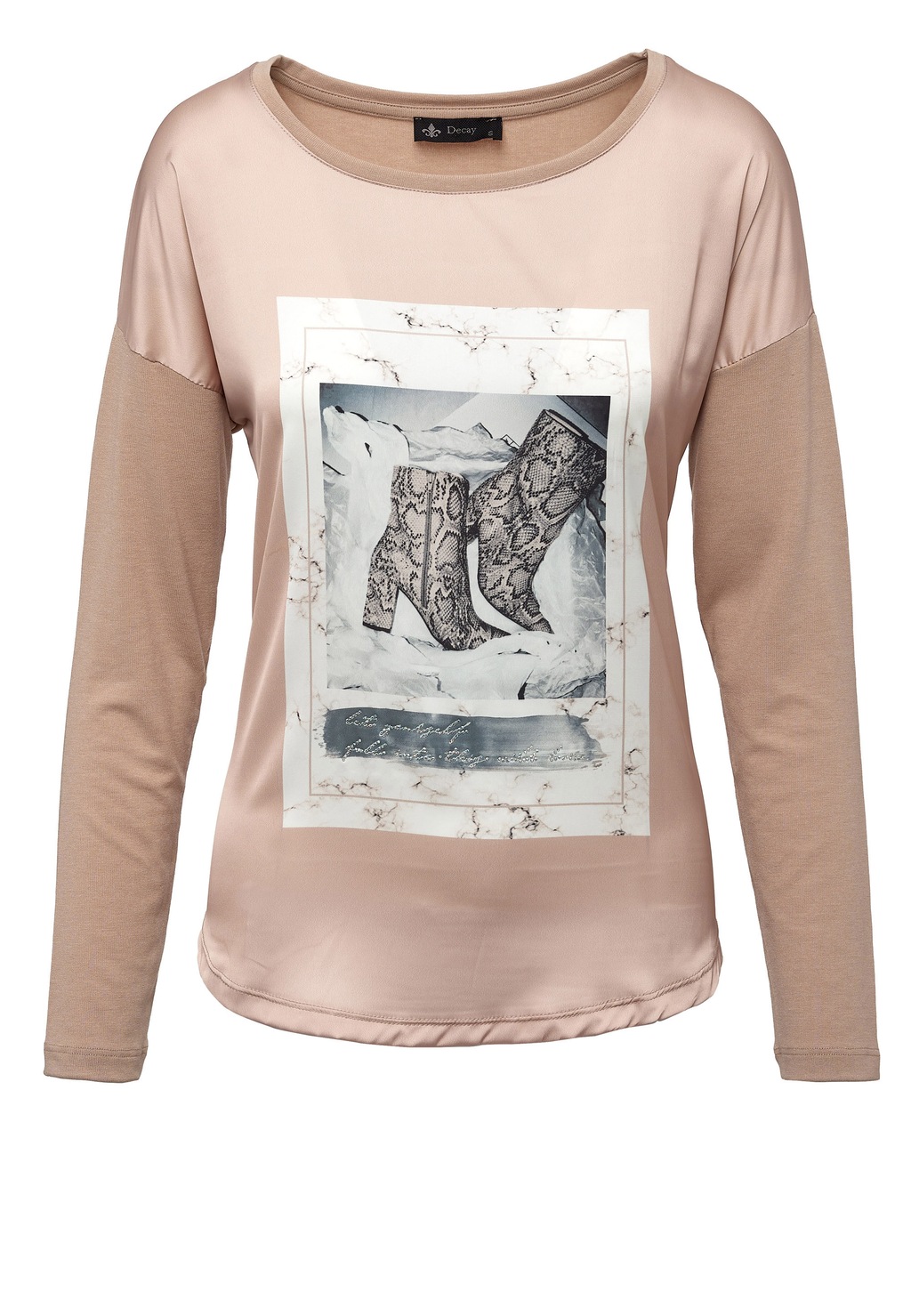 Decay Langarmshirt, mit trendigem Frontprint günstig online kaufen