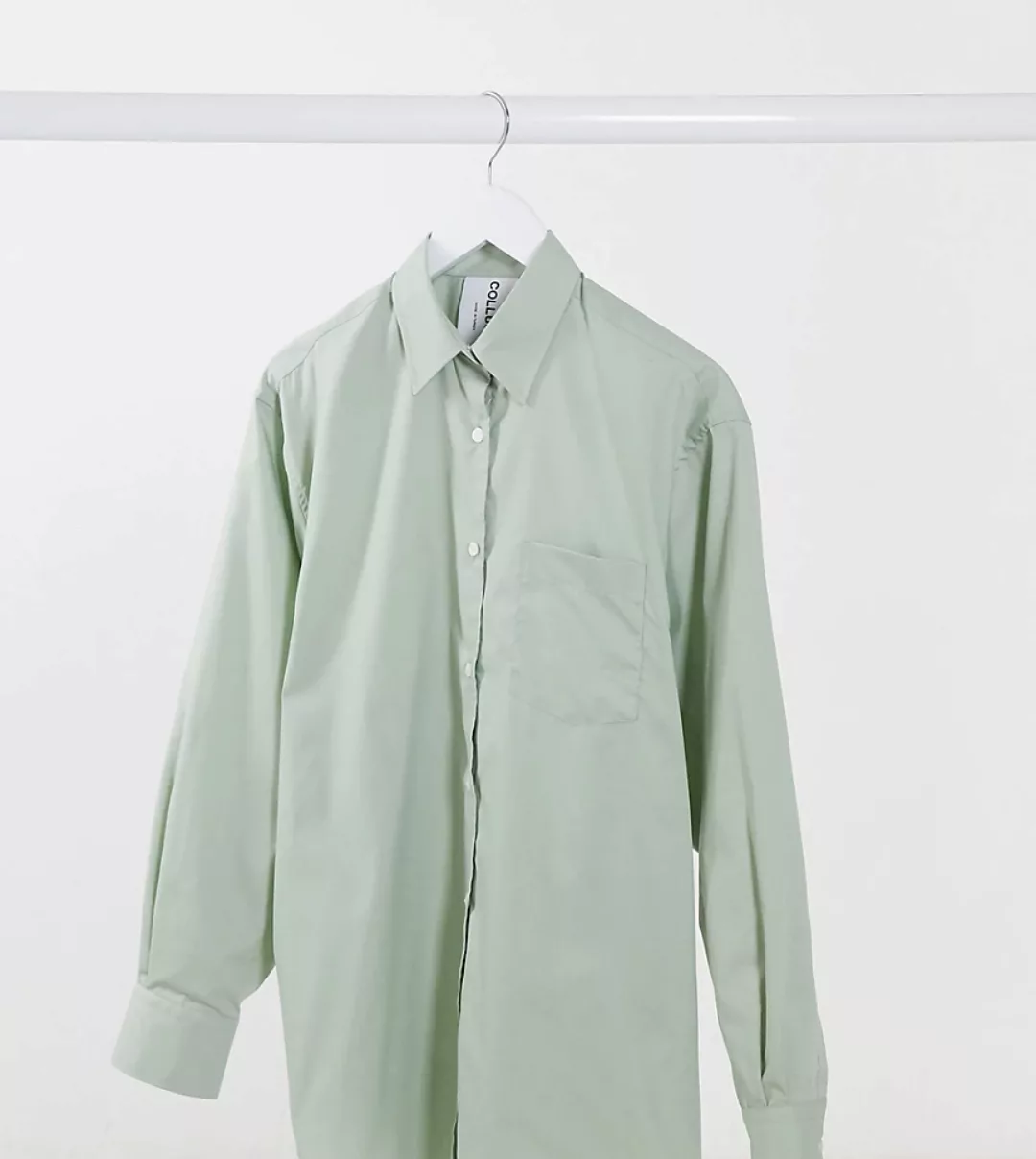 COLLUSION – Oversize-Hemd in Pistaziengrün günstig online kaufen