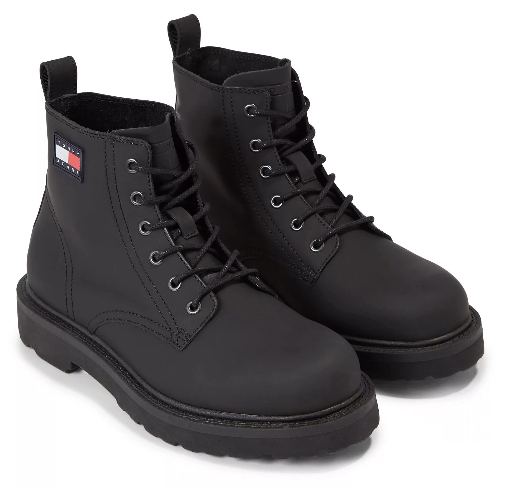 Tommy Jeans Schnürboots "TJM RUBERIZED LACE UP BOOT", mit seitlicher Logofl günstig online kaufen