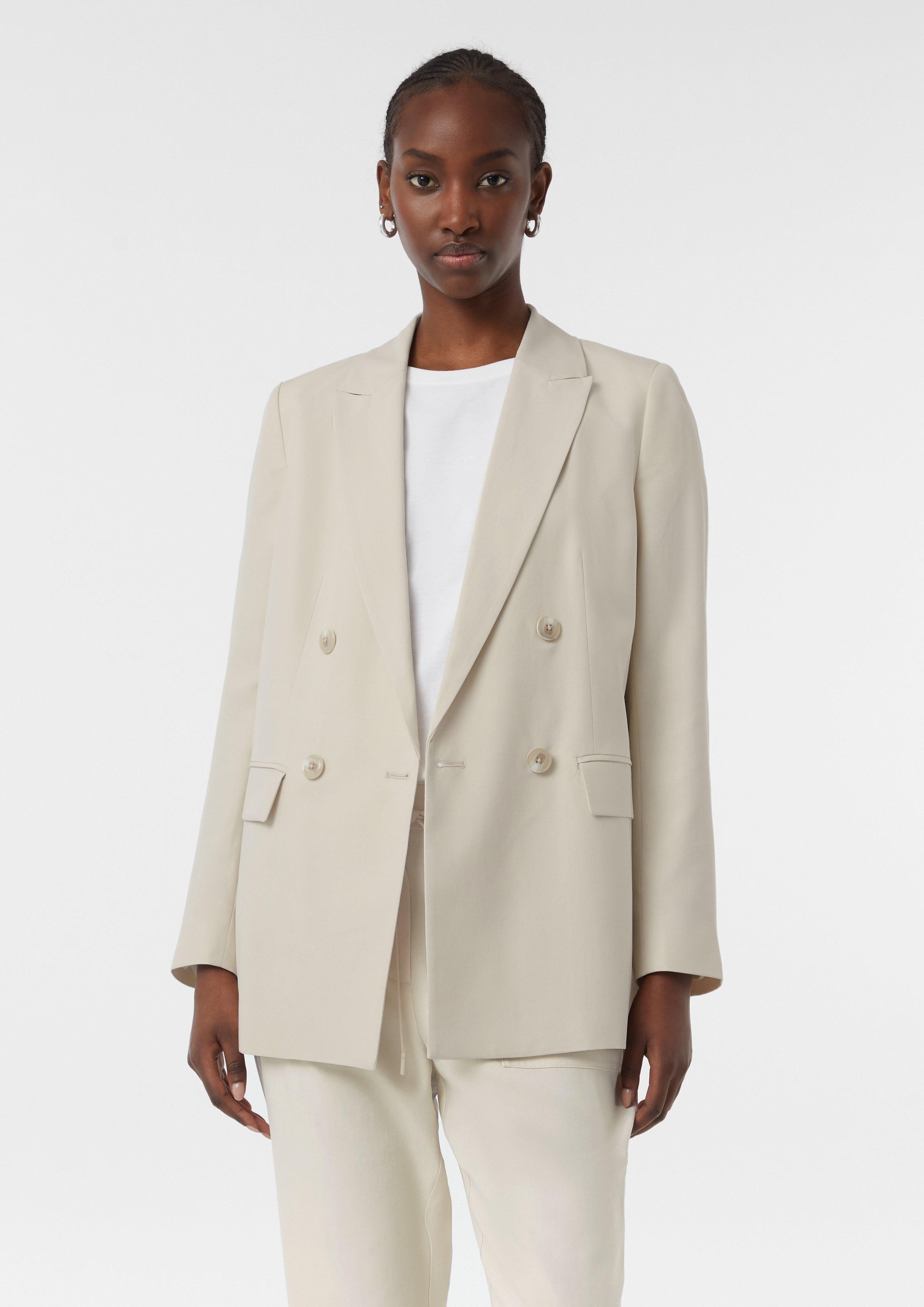 comma casual identity Blusenblazer Zweireihiger Blazer günstig online kaufen