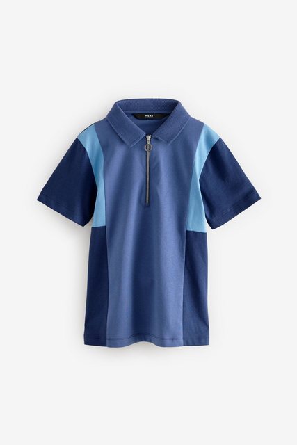 Next Poloshirt Kurzärmeliges Polo-Shirt mit Blockfarben (1-tlg) günstig online kaufen