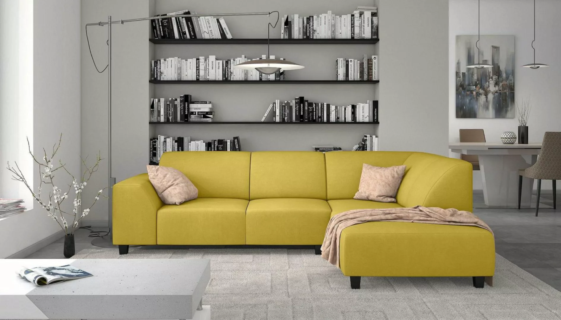 Stylefy Ecksofa Einar, L-Form, Eckcouch, Rückenlehne günstig online kaufen