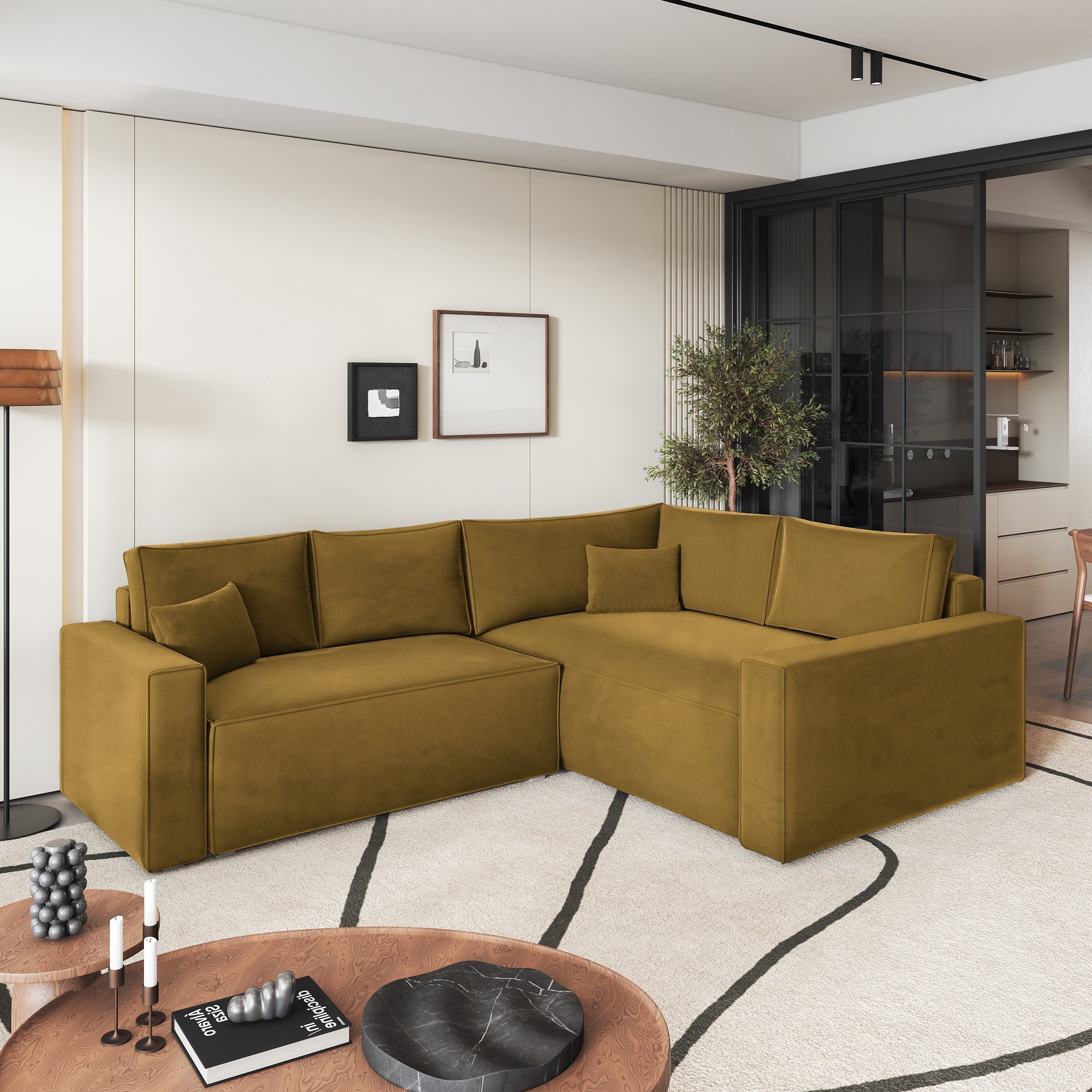 Masseno Ecksofa ERONIS mit Schlaffunktion L-Form, günstig online kaufen