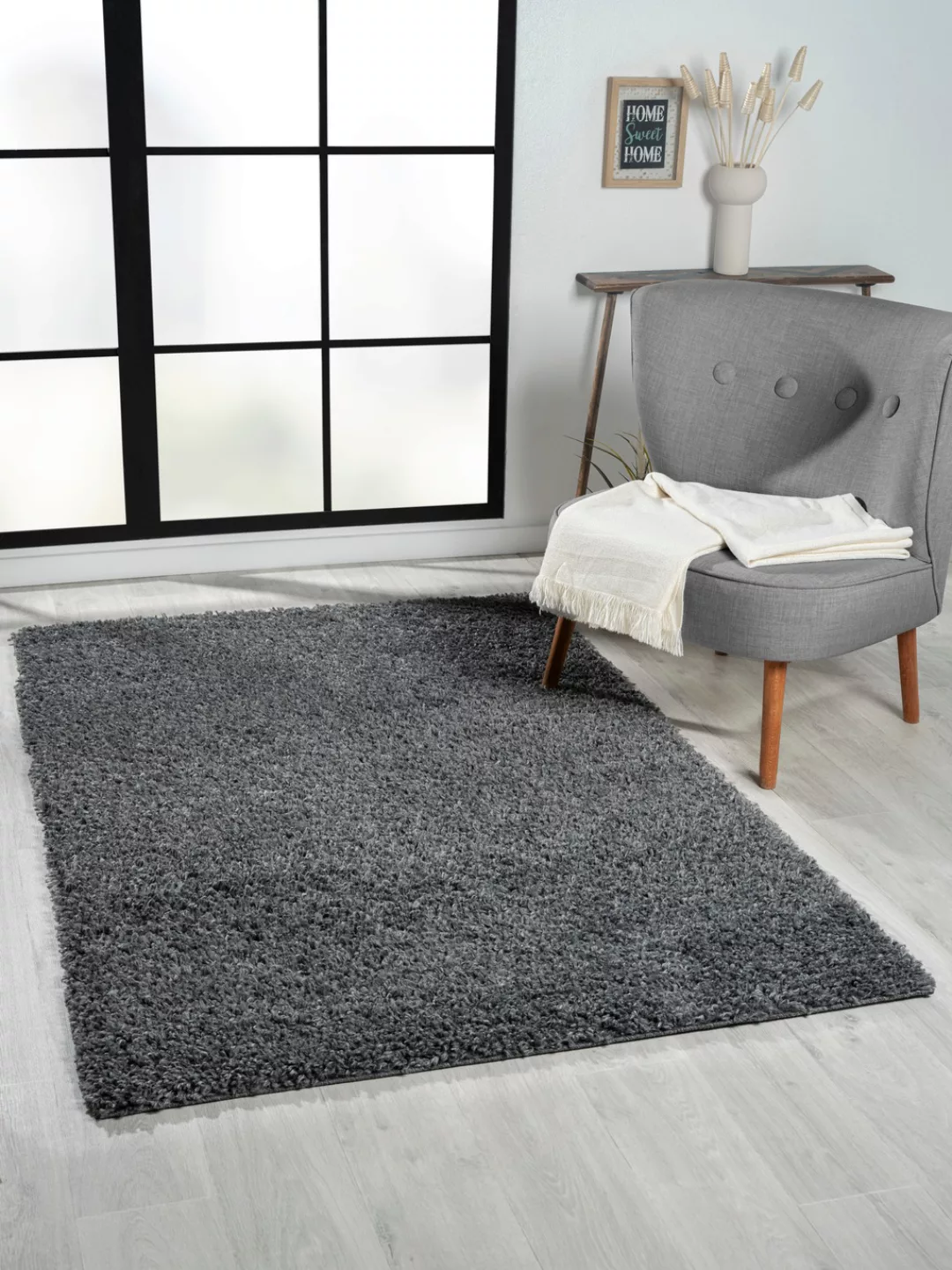 Myflair Möbel & Accessoires Hochflor-Teppich »My Shaggy«, rechteckig, Shagg günstig online kaufen