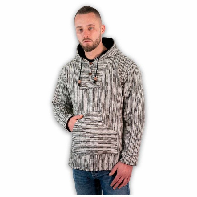 KUNST UND MAGIE Sweatponcho Kapuzenpulli Kapu Baja Jerga Hoodie mit Kapuze günstig online kaufen