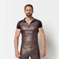 Wetlook-Shirt - Bronze günstig online kaufen