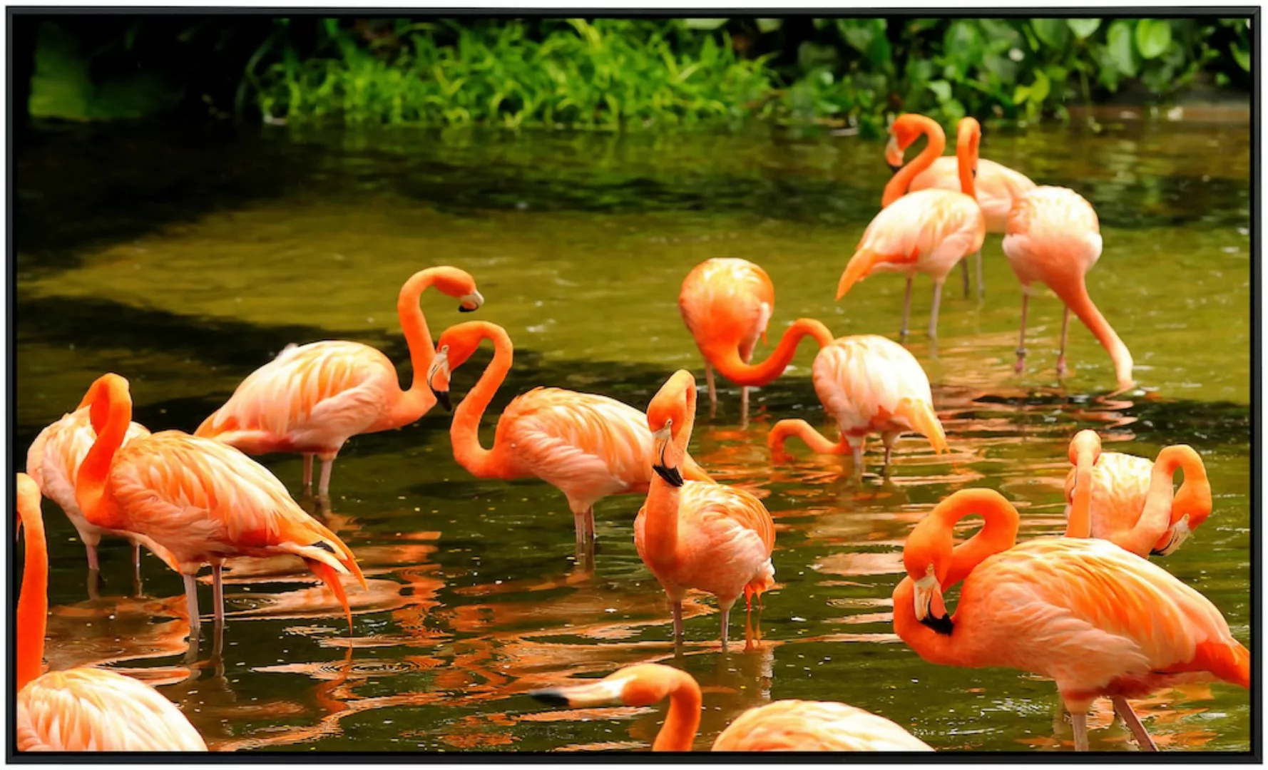 Papermoon Infrarotheizung »Rosa Flamingos« günstig online kaufen