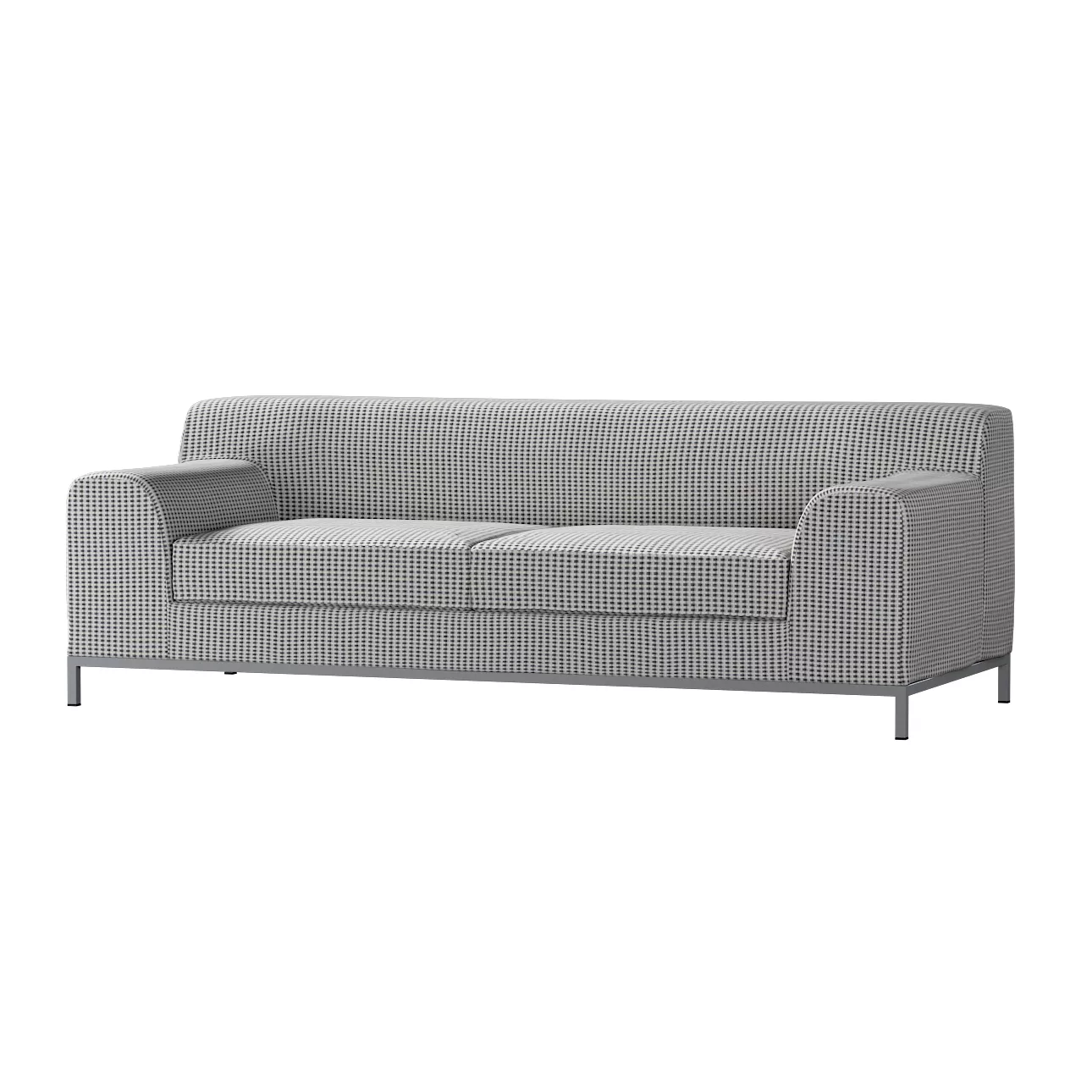 Bezug für Kramfors 3-Sitzer Sofa, schwarz-beige, Sofahusse, Kramfors 3-Sitz günstig online kaufen