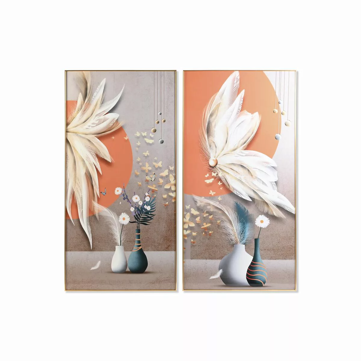 Bild Dkd Home Decor Vase (80 X 3 X 160 Cm) (2 Stück) günstig online kaufen