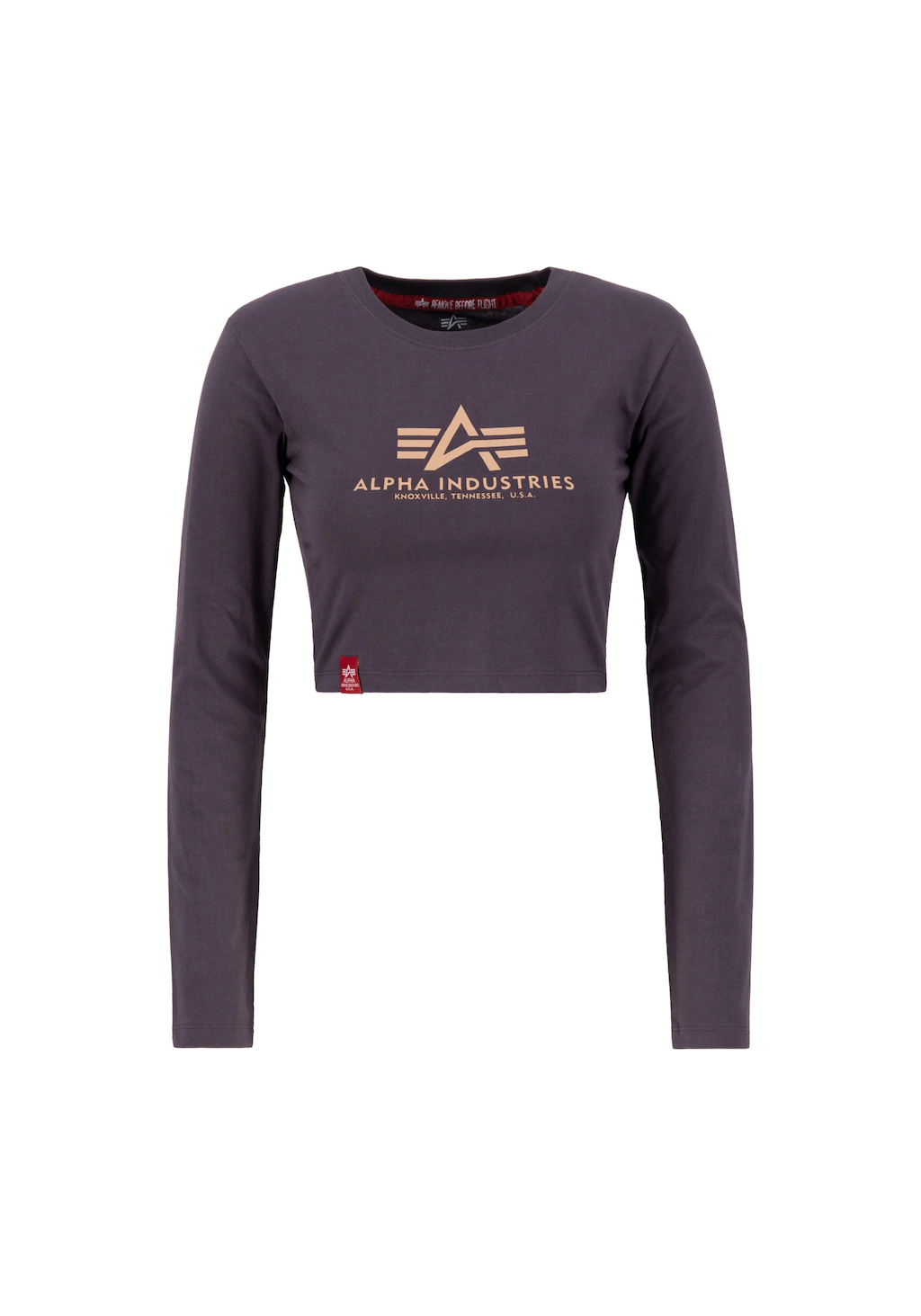 Alpha Industries Sweater "Alpha Industries Women - Longsleeves Basic Croppe günstig online kaufen