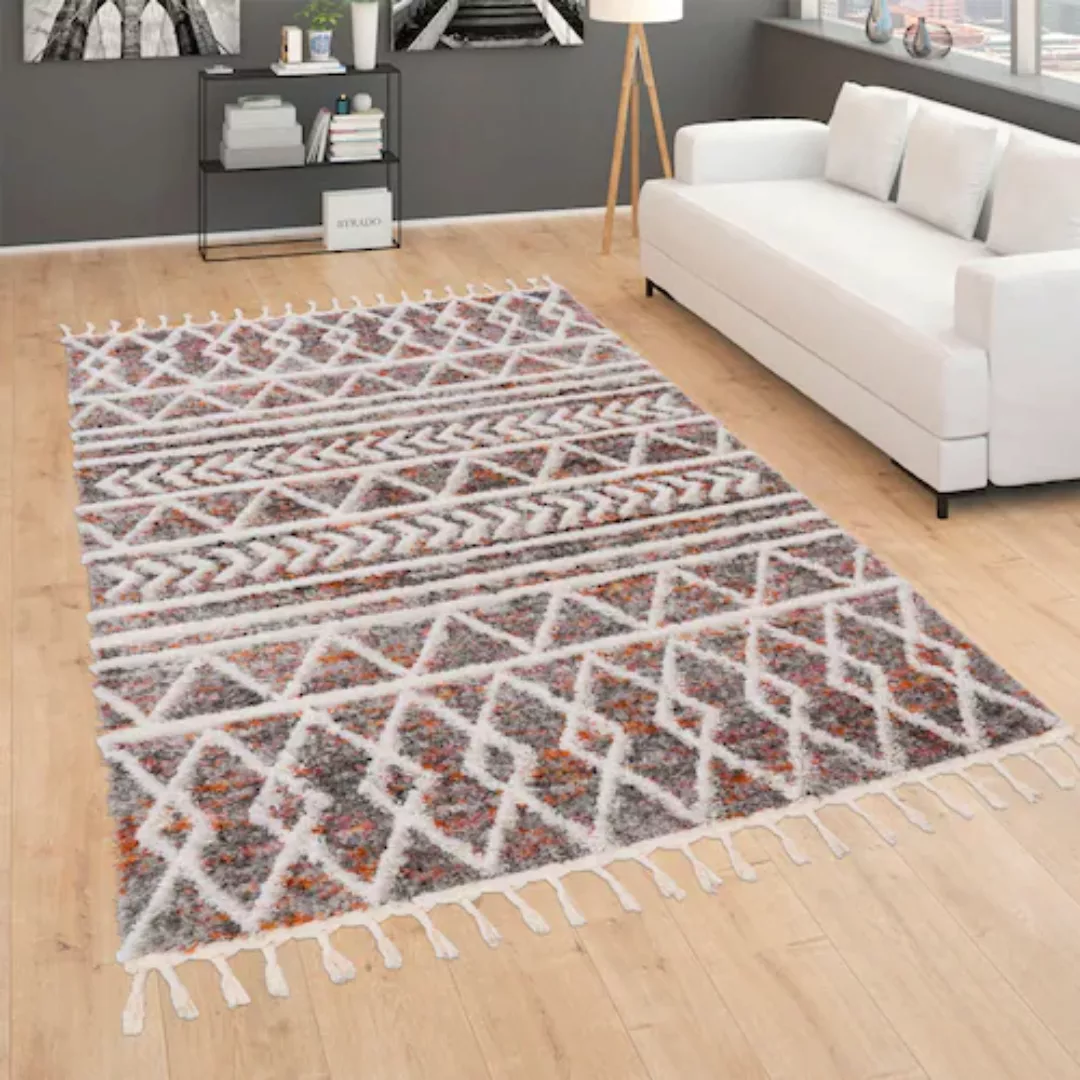 Paco Home Hochflor-Teppich »Monza 653«, rechteckig günstig online kaufen