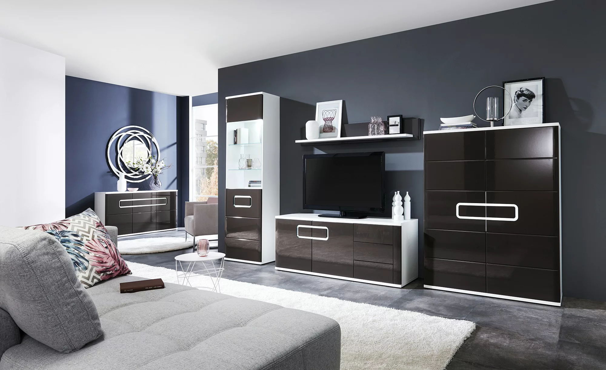 uno Sideboard  Talia ¦ schwarz ¦ Maße (cm): B: 150 H: 80 T: 37 Kommoden & S günstig online kaufen