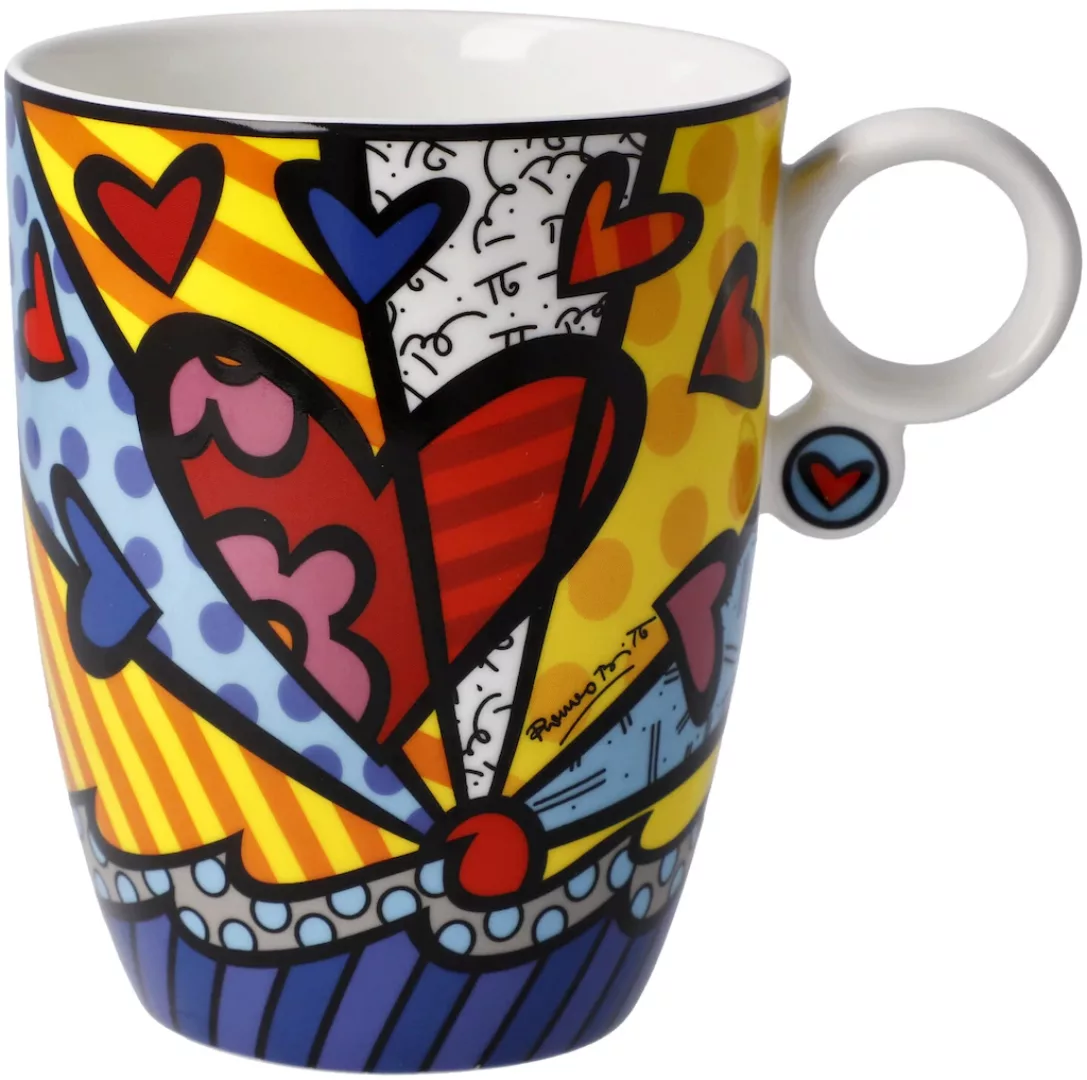 Goebel Tasse "Britto", Pop Art, Künstlertasse, Fine Bone China, Romero Brit günstig online kaufen