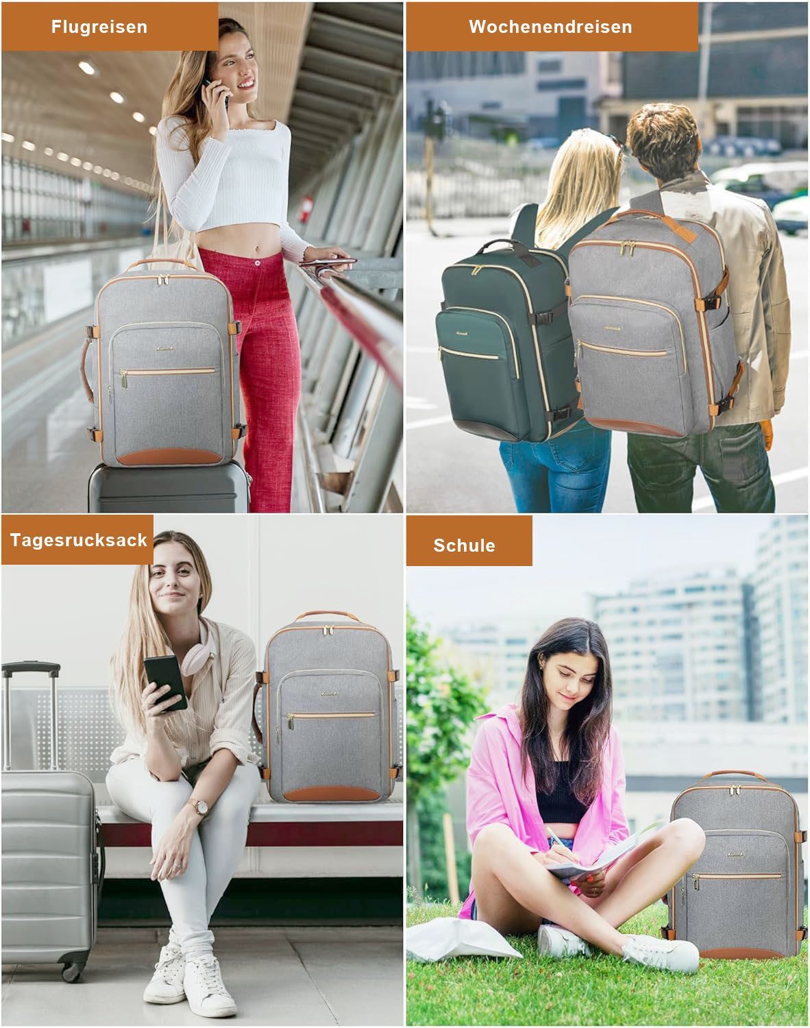MODFU Reiserucksack Laptoprucksack Rucksäcke Freizeitrucksack (3 günstig online kaufen