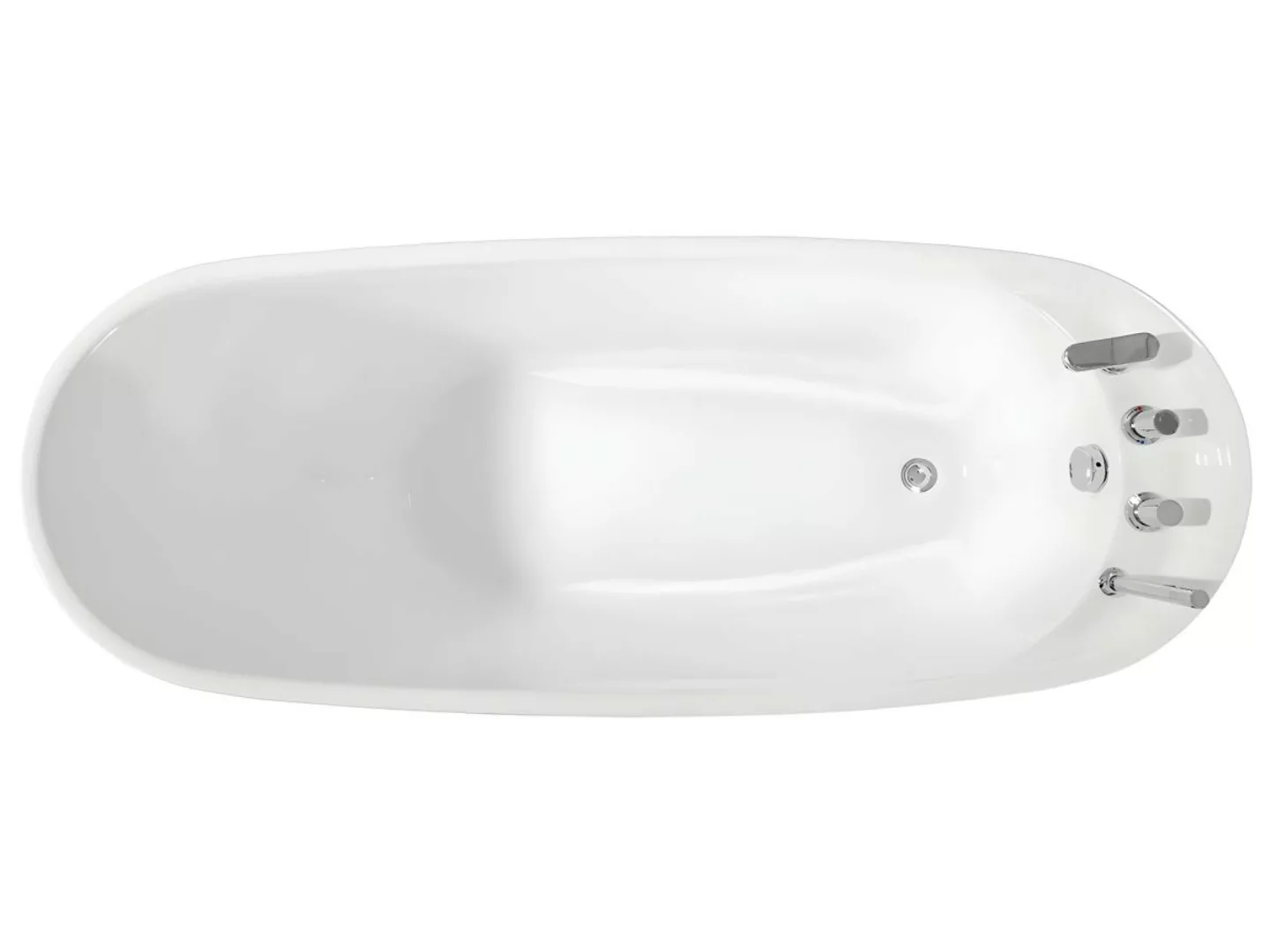 Freistehende Badewanne - 150 x 75 x 70 cm - 220 L - Weiß - NATALIA günstig online kaufen