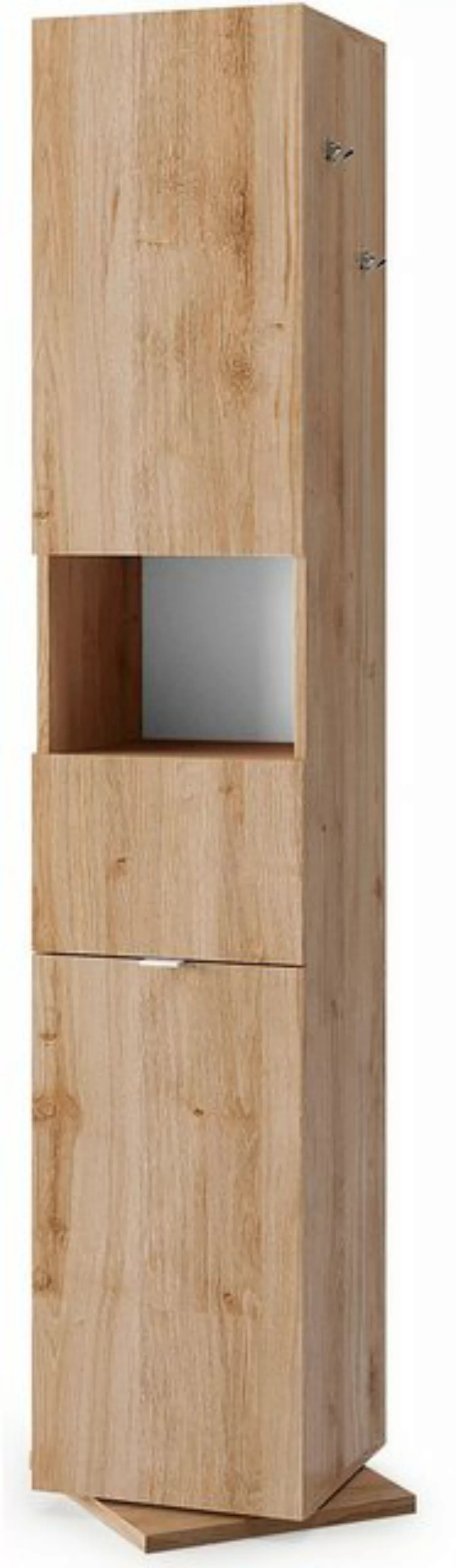 welltime Hochschrank Hamburg Höhe 185 cm, Breite 35/37 cm, Badschrank drehb günstig online kaufen