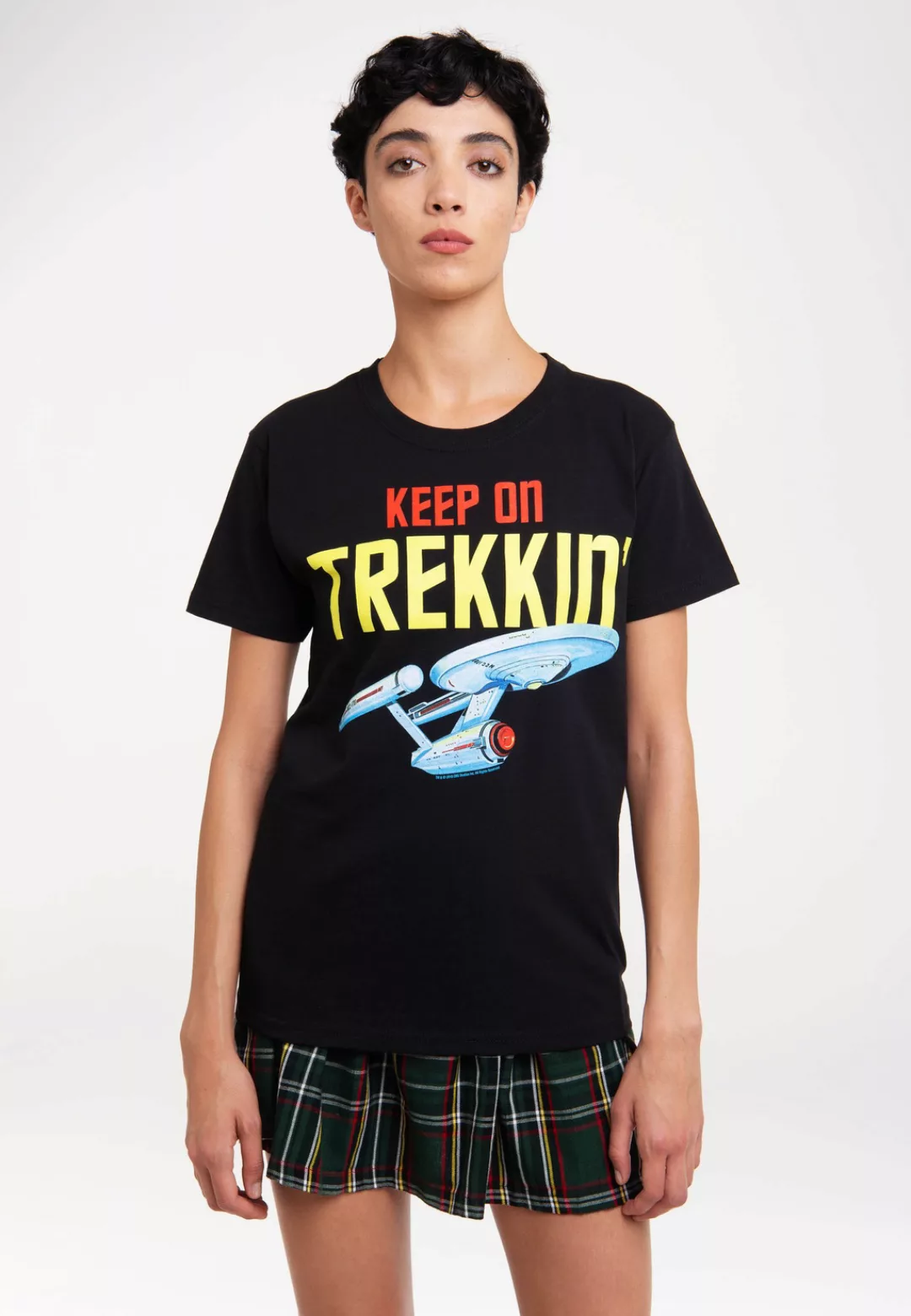 LOGOSHIRT T-Shirt "Star Trek – Keep On Trekkin", mit lizenziertem Originald günstig online kaufen