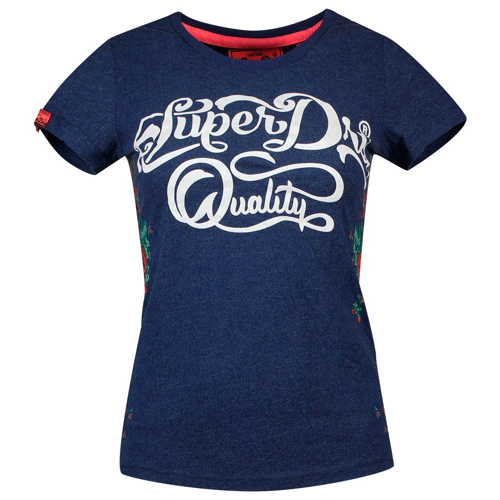 Superdry Quality Placement All Over Print Kurzärmeliges T-shirt S Princeton günstig online kaufen