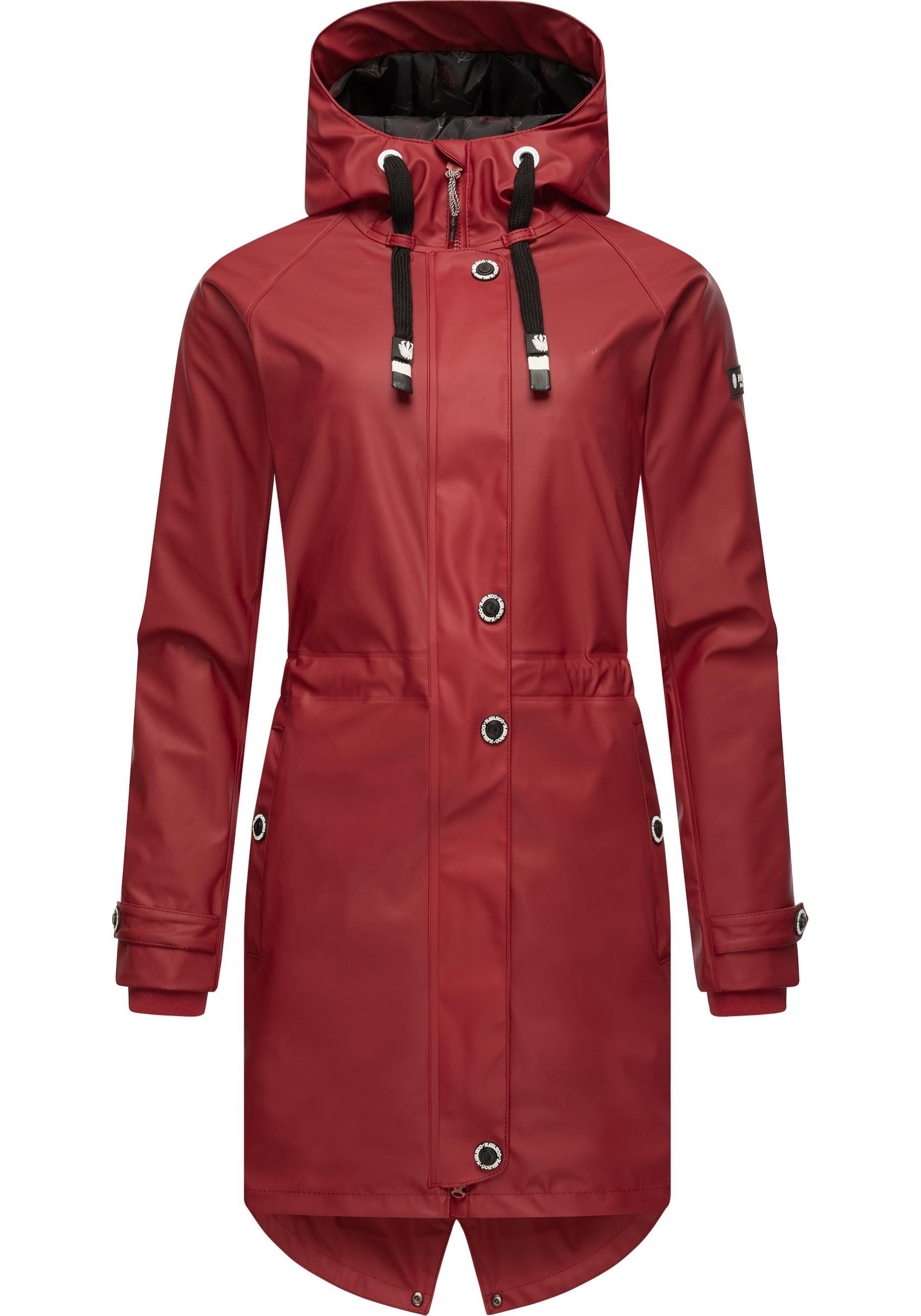 Navahoo Regenjacke "Rainy Flower", mit Kapuze, modischer Damen Regenmantel günstig online kaufen