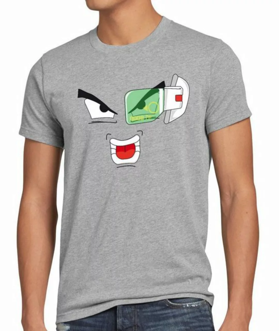 style3 Print-Shirt Herren T-Shirt Scouter Goku ball brille kame Dragon Rosh günstig online kaufen
