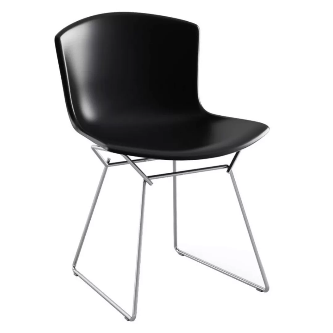 Knoll International - Bertoia Molded Shell Side Chair Gestell Chrom - schwa günstig online kaufen