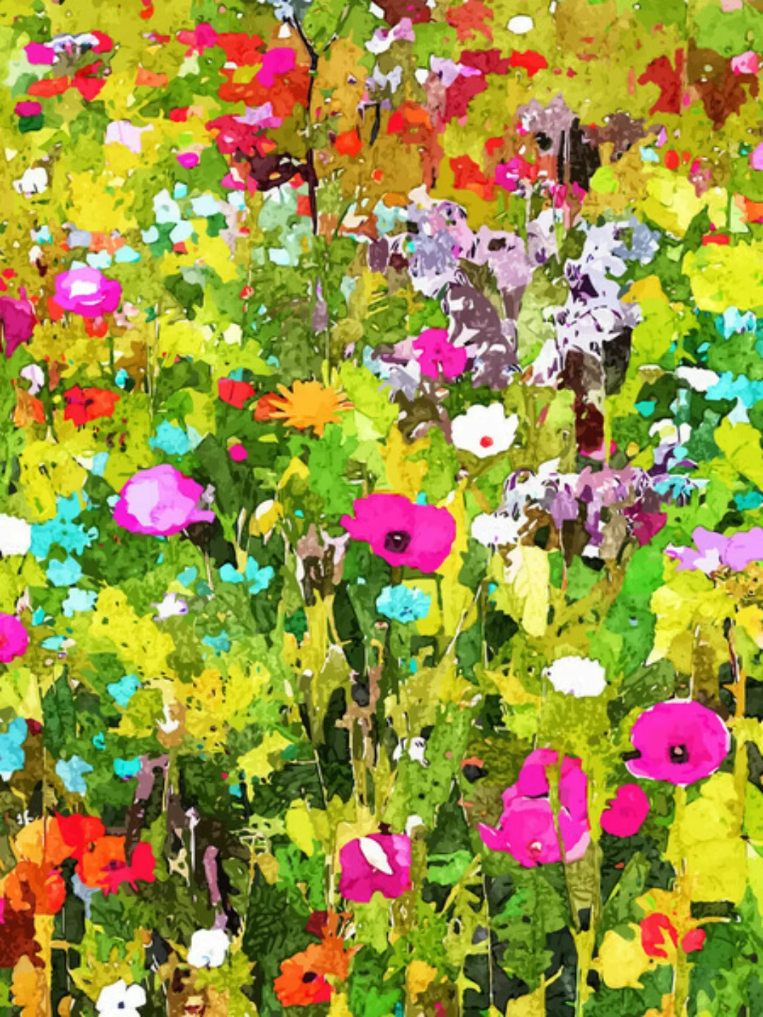 Poster / Leinwandbild - Meadow Flowers günstig online kaufen